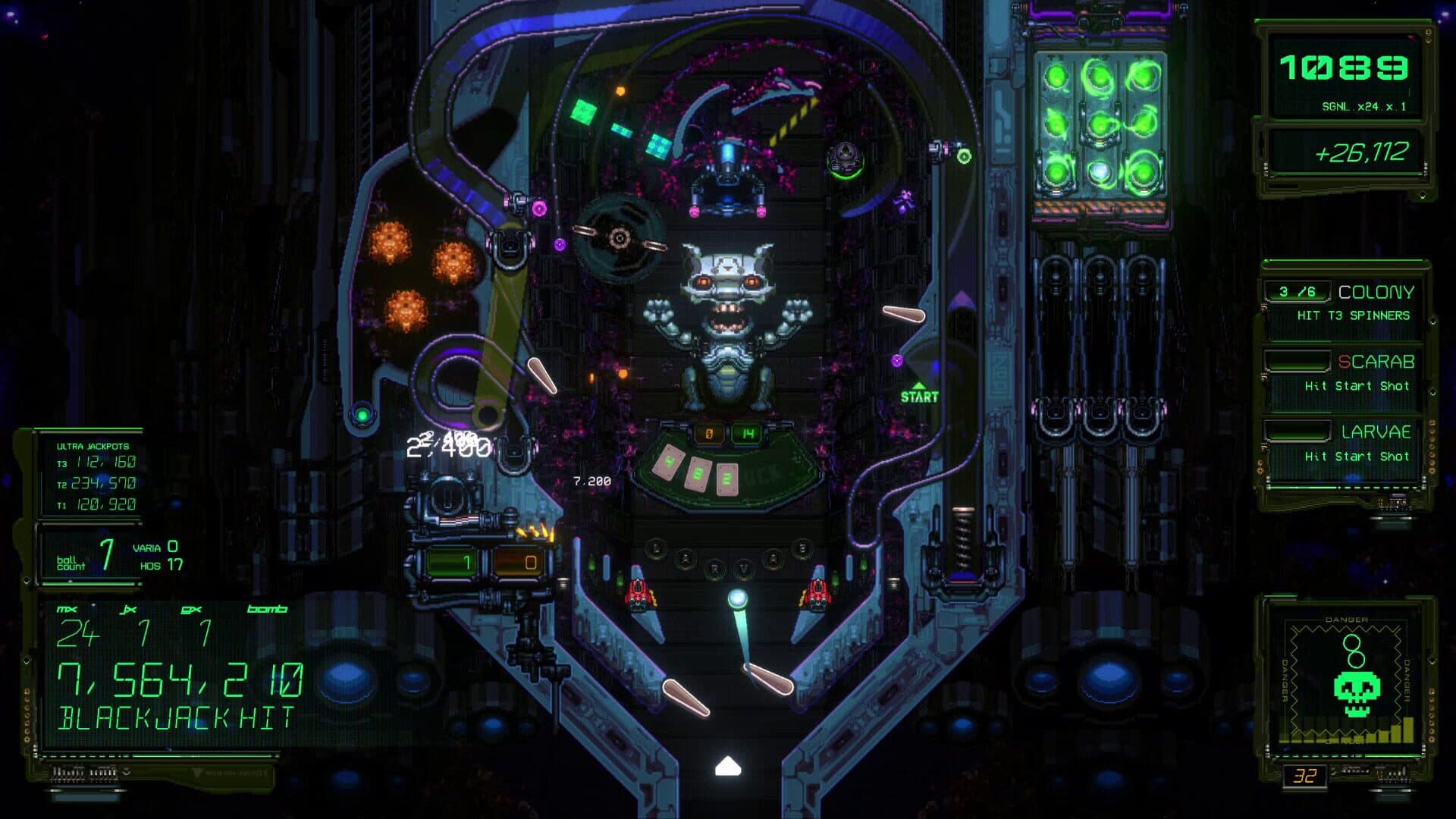 Xenotilt: Hostile Pinball Action screenshot 6