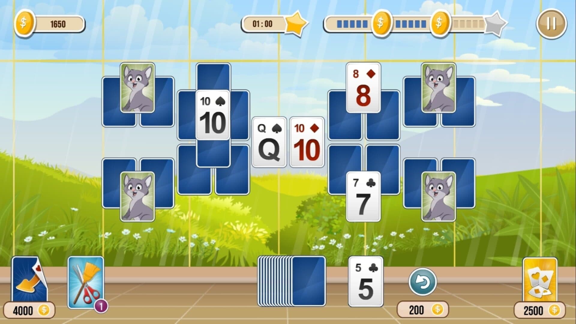 Solitaire TriPeaks Flowers screenshot 2