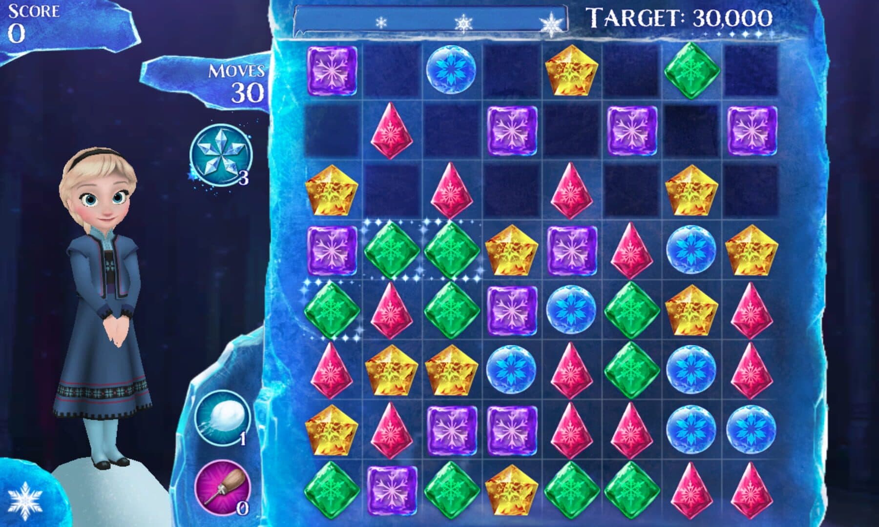 Frozen Free Fall screenshot 1