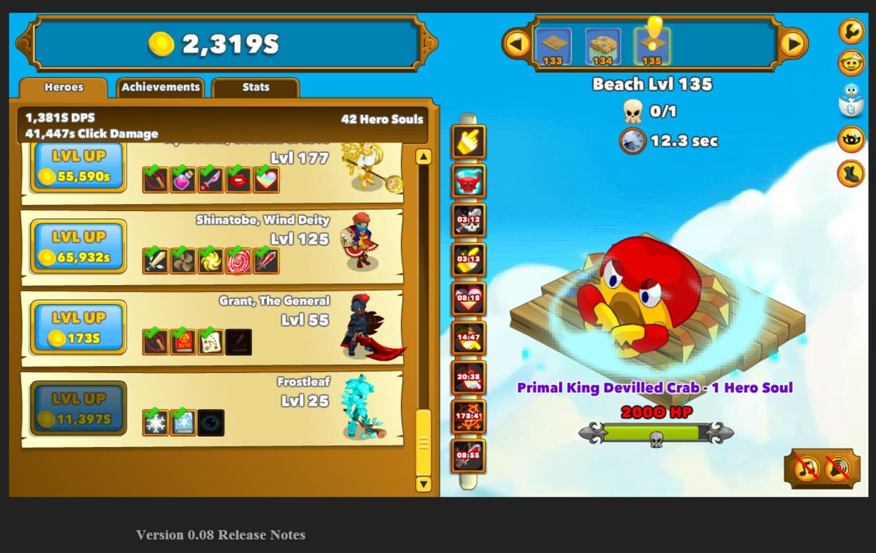 Clicker Heroes screenshot 1