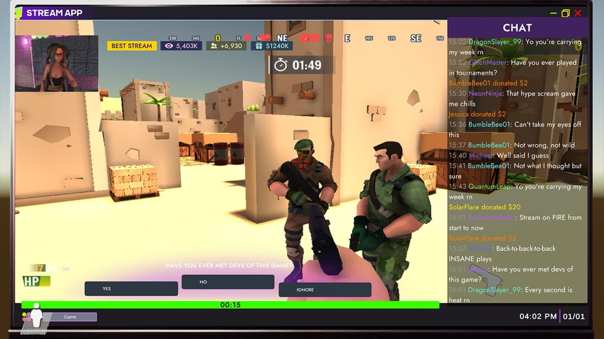 اسکرین‌شات Streamer Simulator 2026 - 6