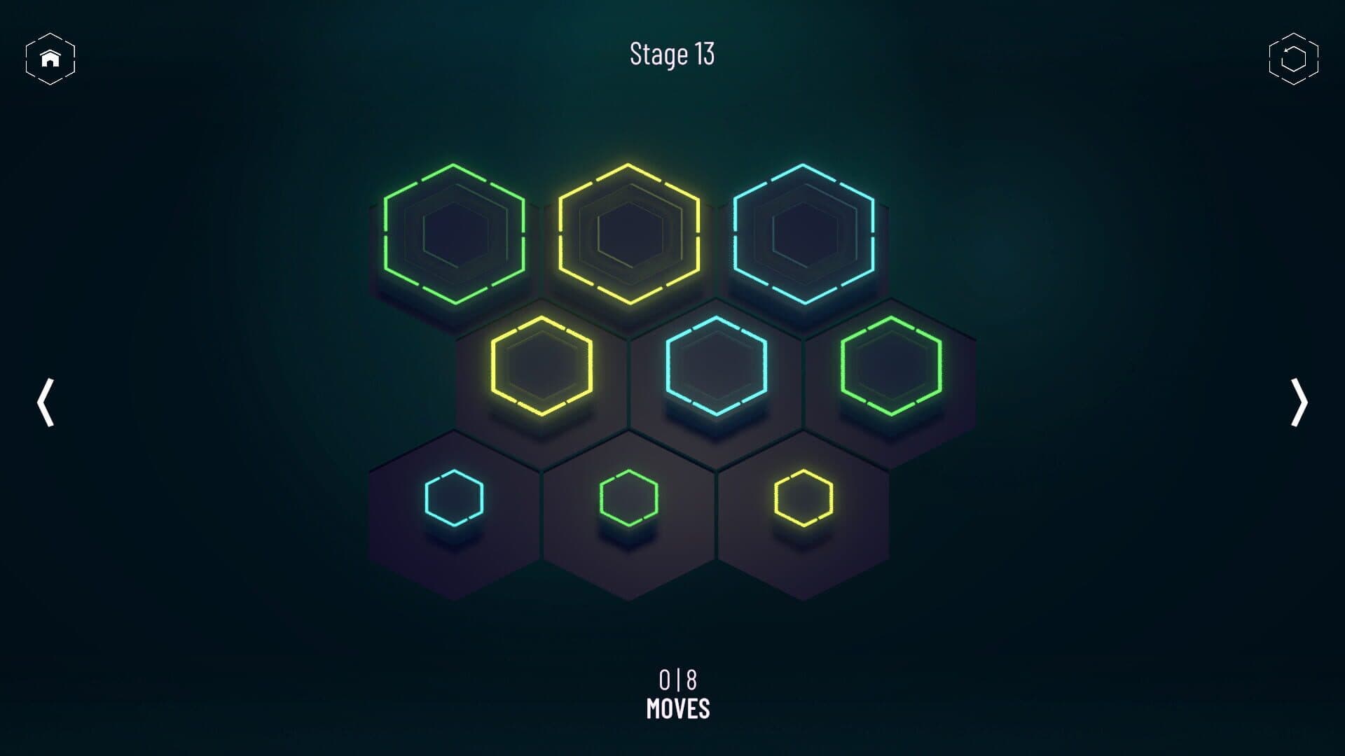 اسکرین‌شات Hanoi Puzzles: Solid Match - 3