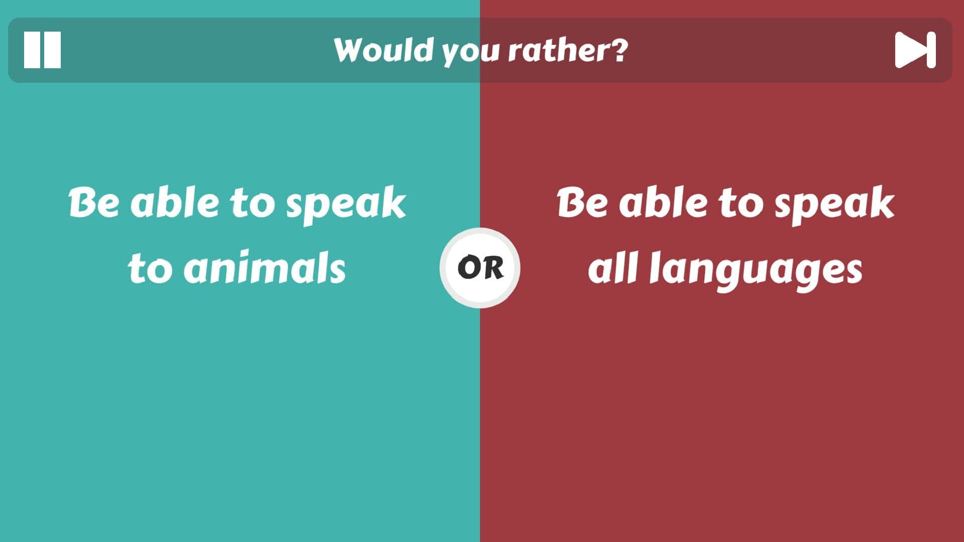 اسکرین‌شات Choice Clash: What Would You Rather? - 3
