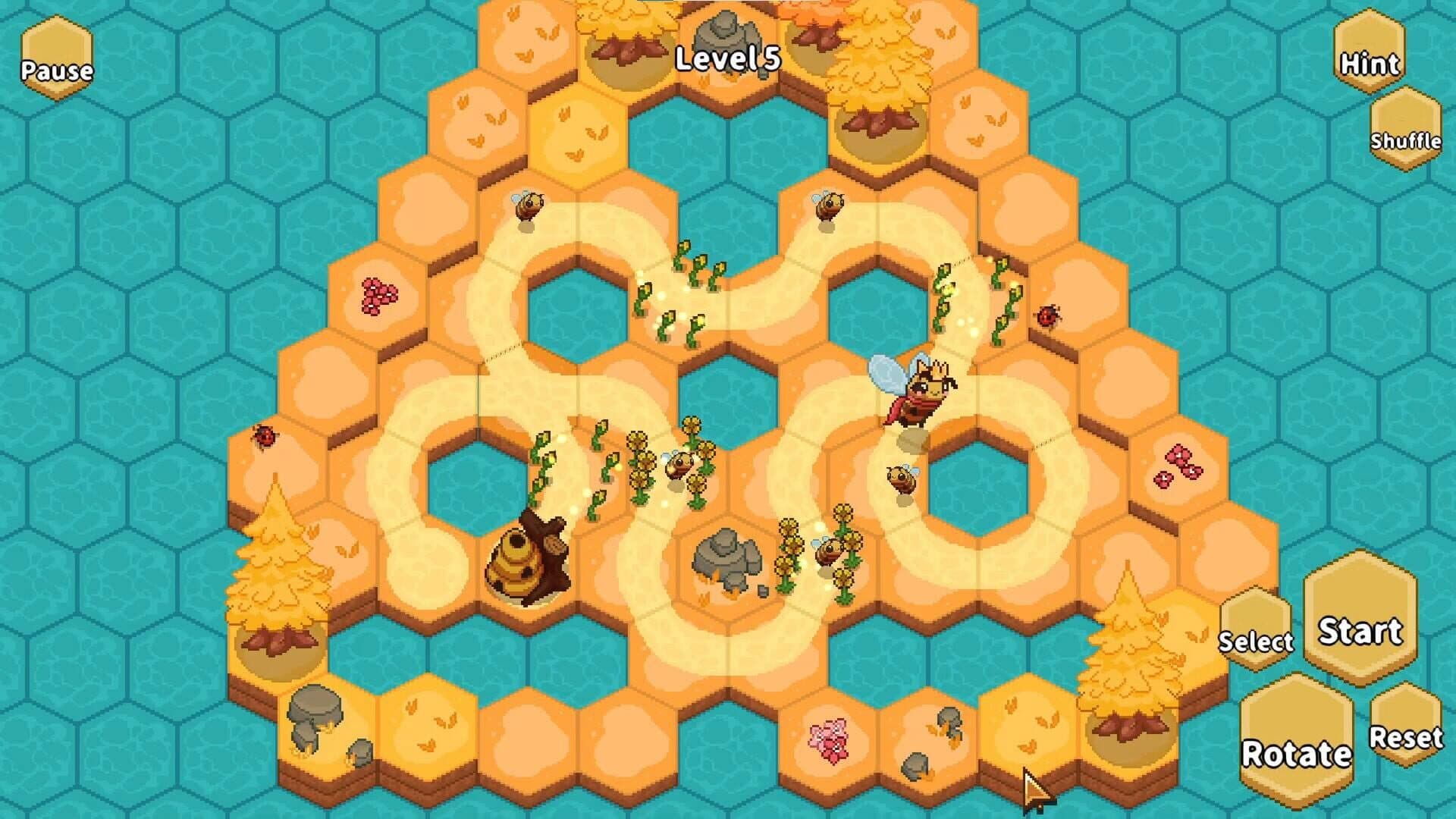 اسکرین‌شات Bee Flowers: Royal Garden - 2
