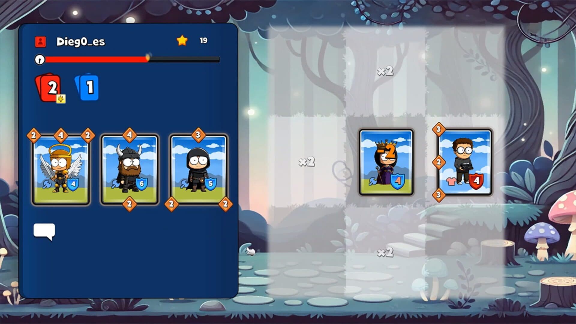 اسکرین‌شات Clash of Weirdos: Card Carnage - 1