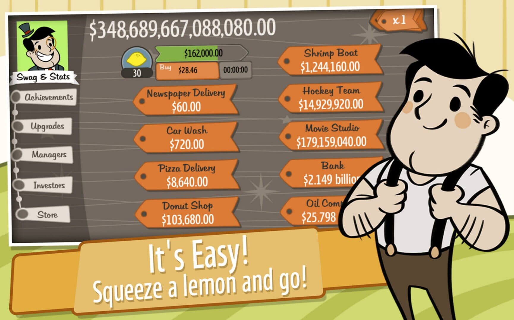 اسکرین‌شات AdVenture Capitalist - 1