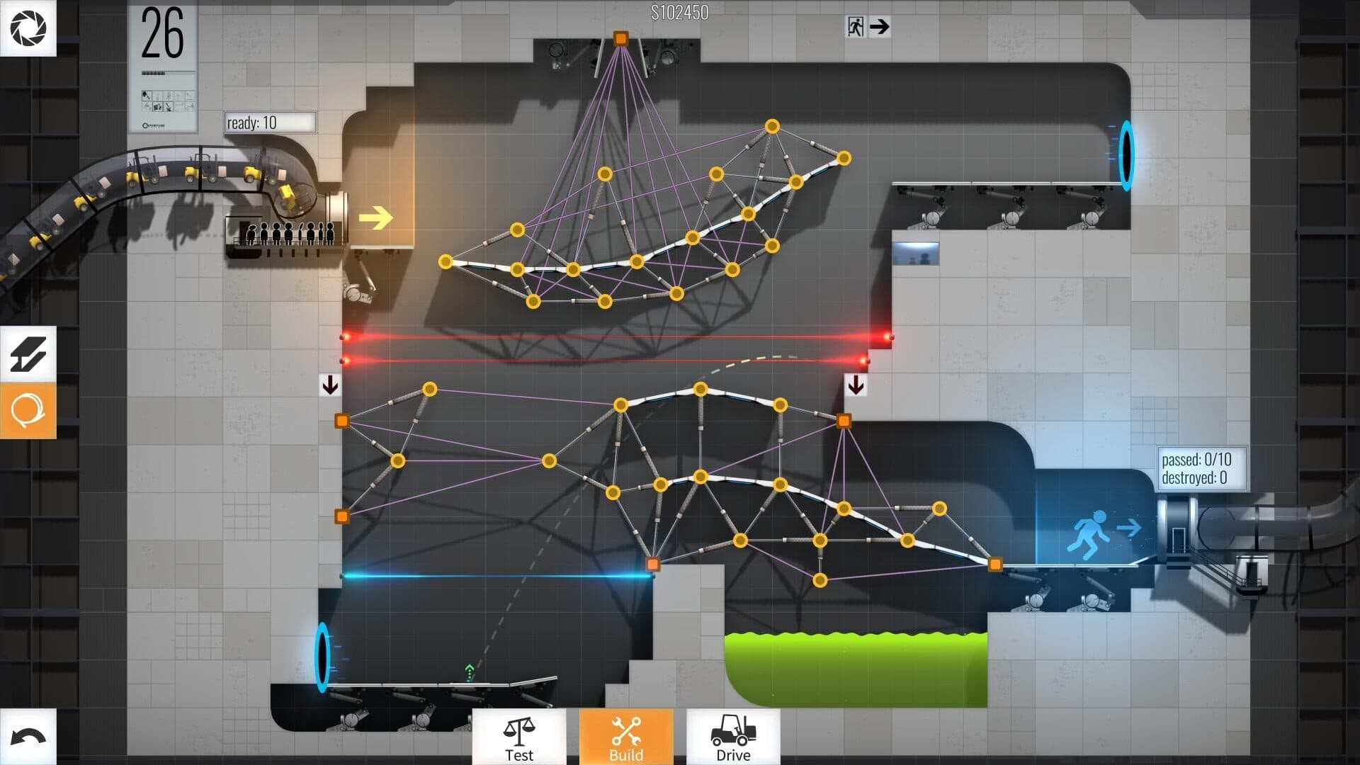 اسکرین‌شات Bridge Constructor Portal - 1