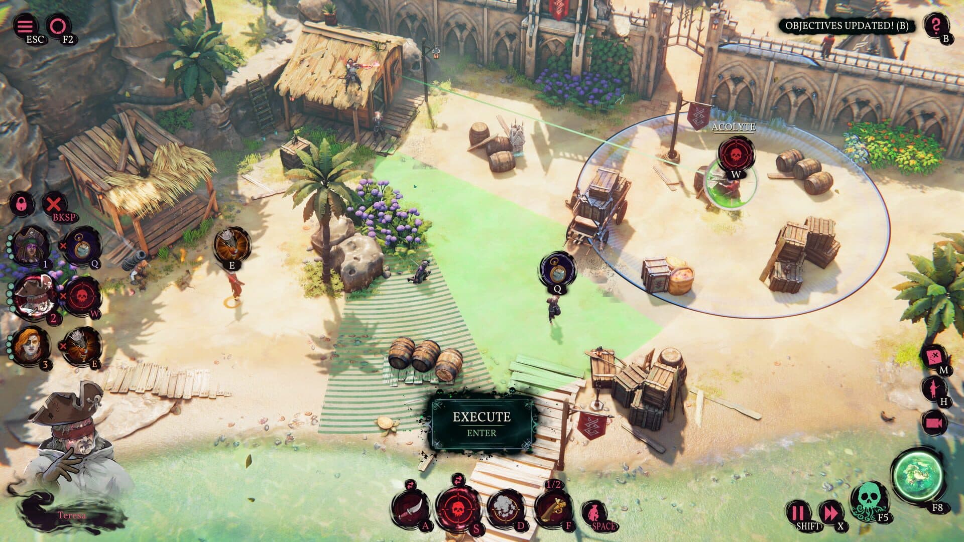 اسکرین‌شات Shadow Gambit: The Cursed Crew - 2