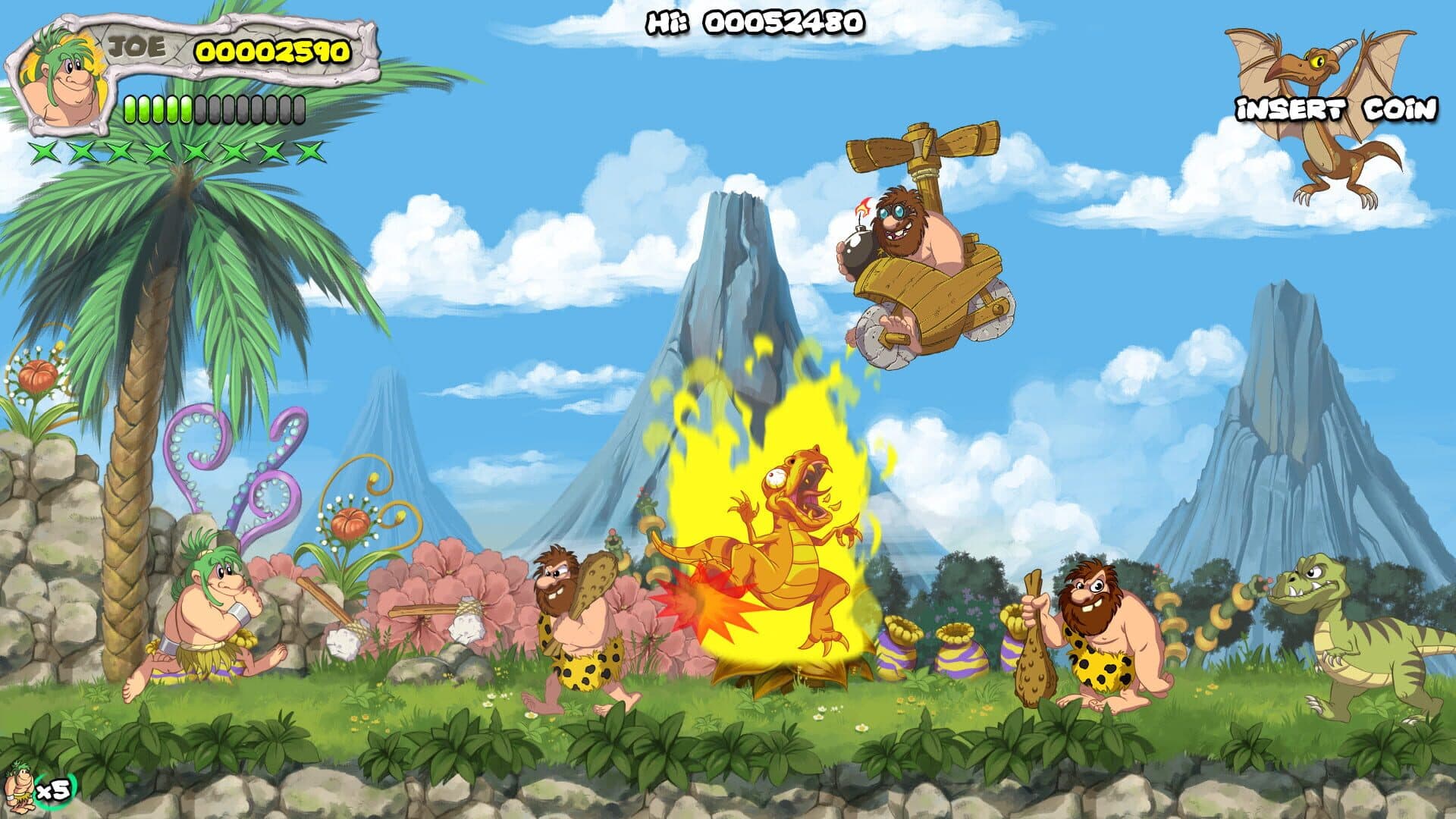 اسکرین‌شات New Joe & Mac: Caveman Ninja - 1