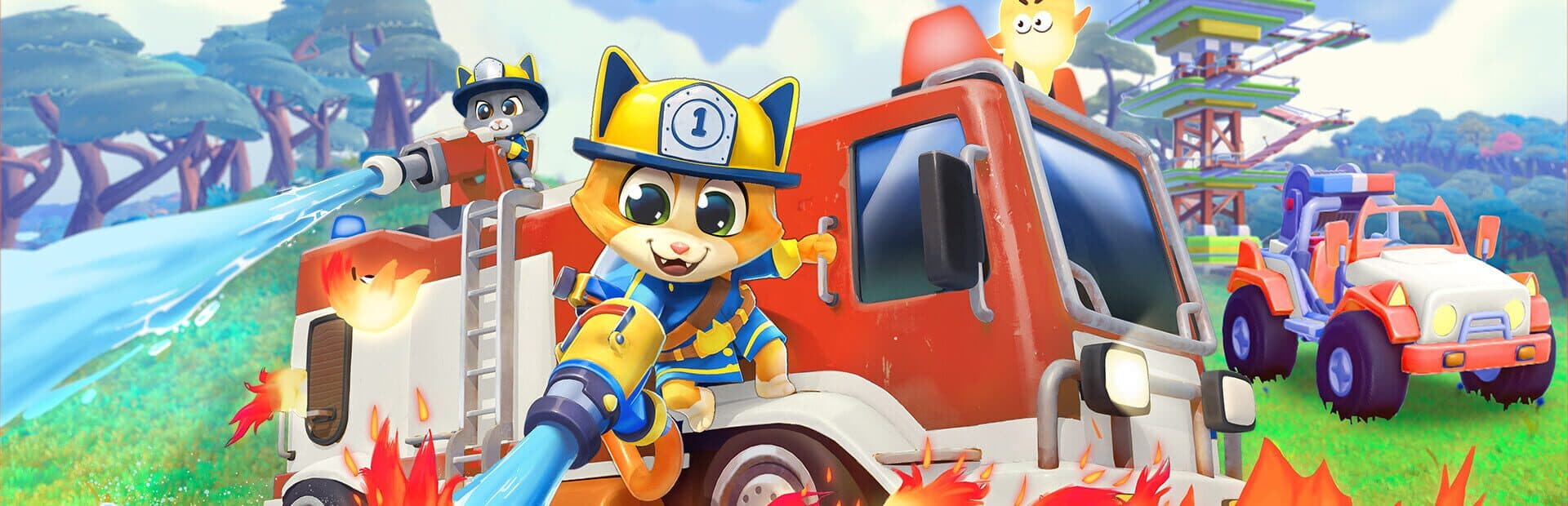 Leo the Firefighter Cat