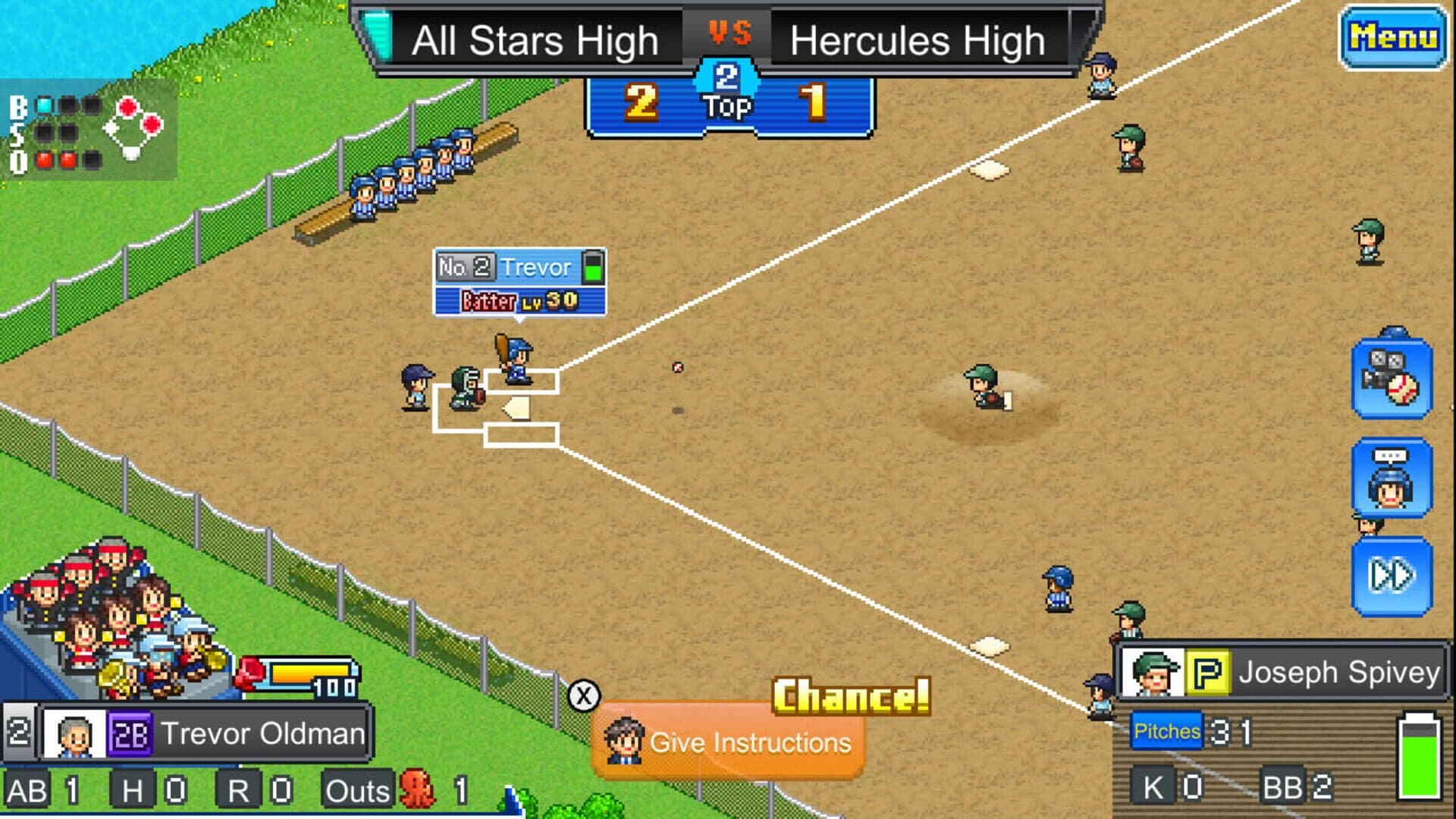 اسکرین‌شات Home Run High - 3