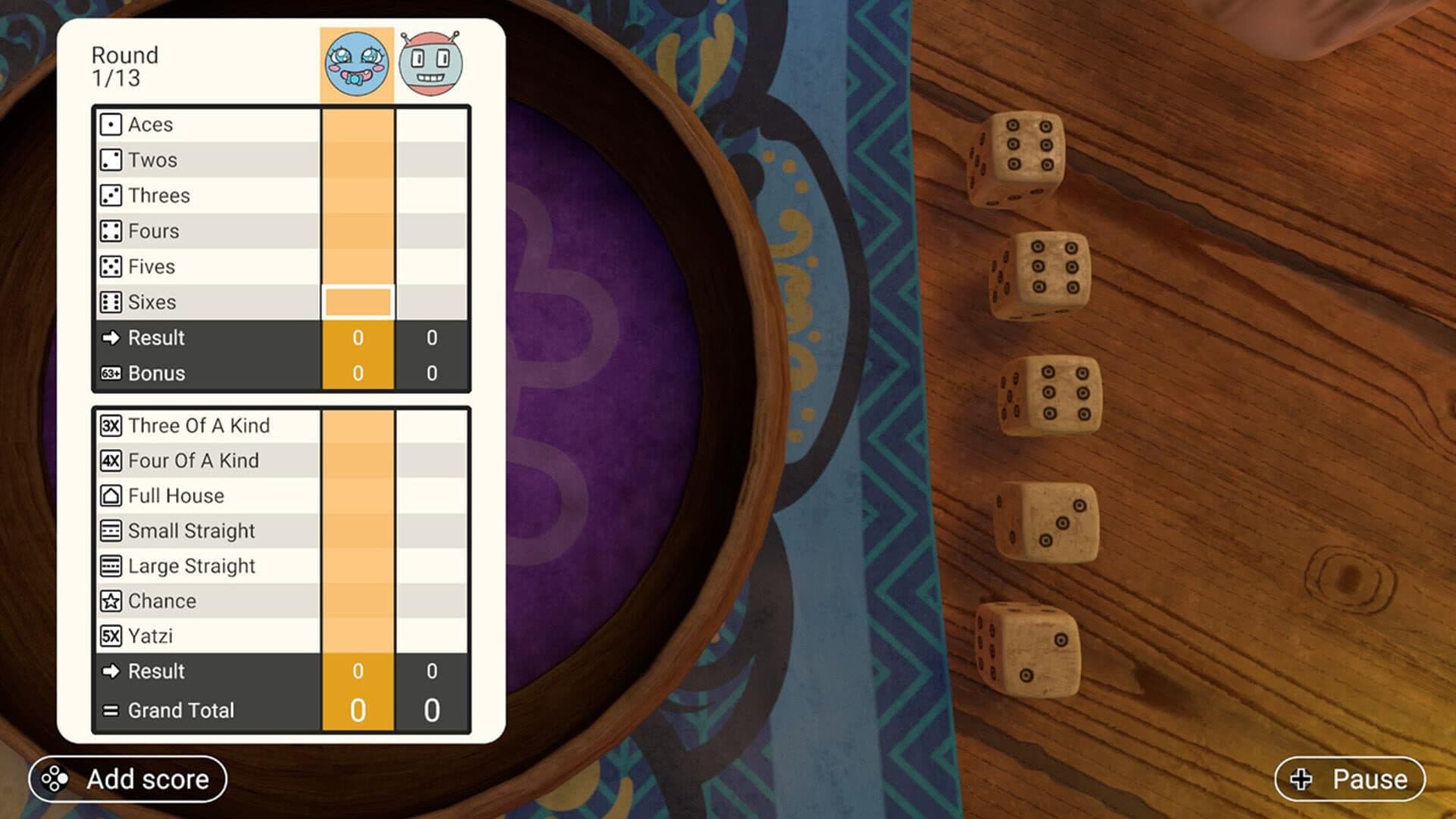 Yatzi screenshot 3