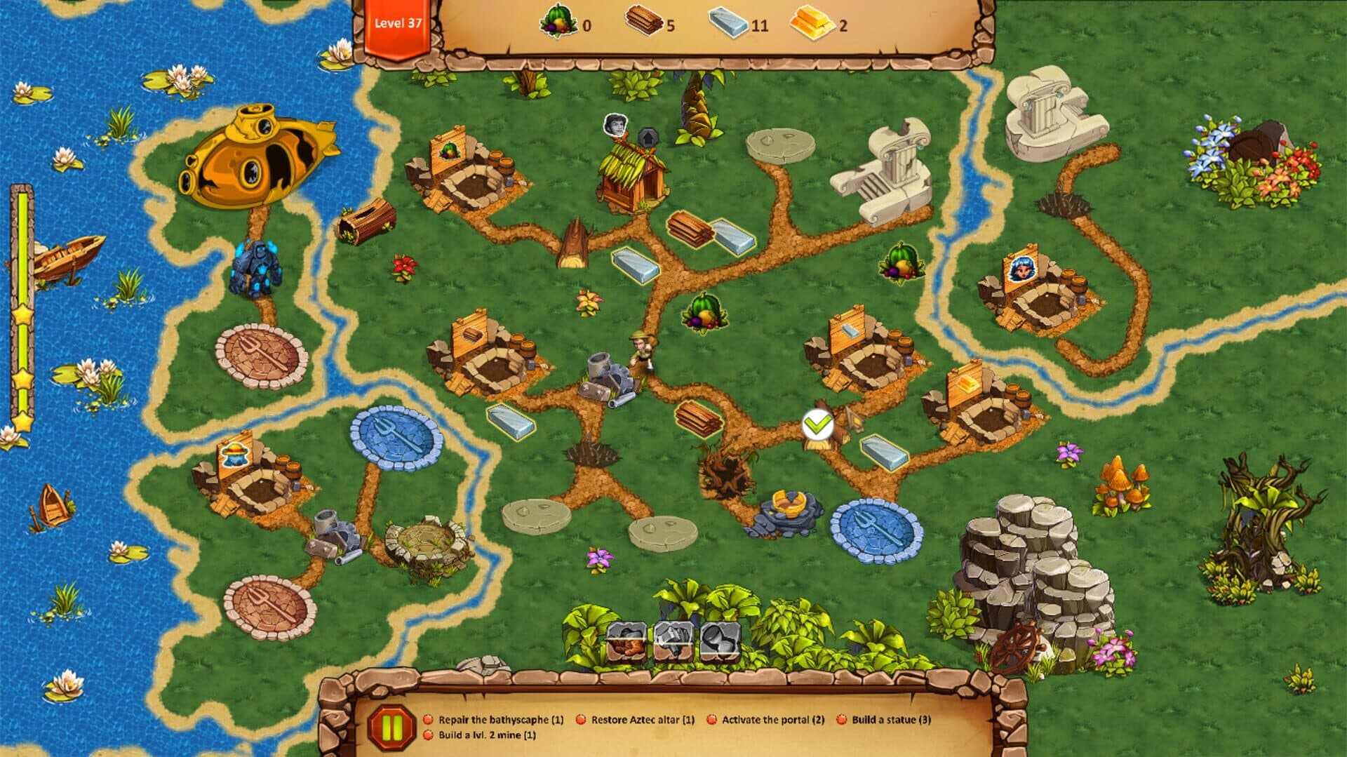 Lost Artifacts: Golden Island screenshot 1