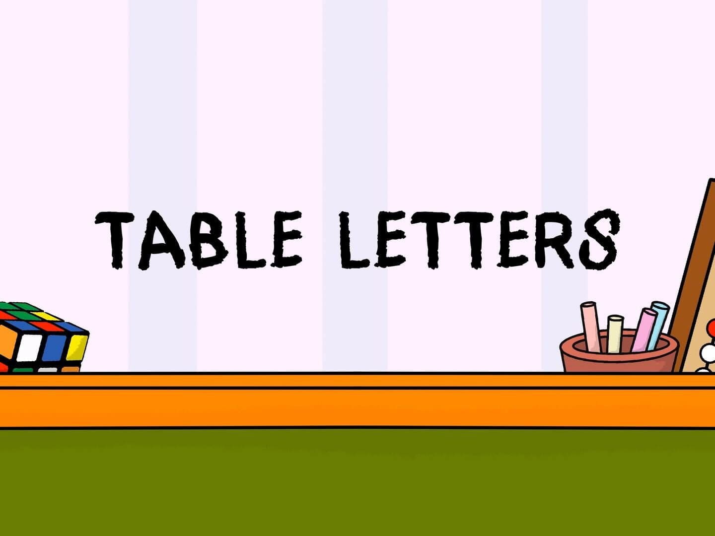 Table Letters