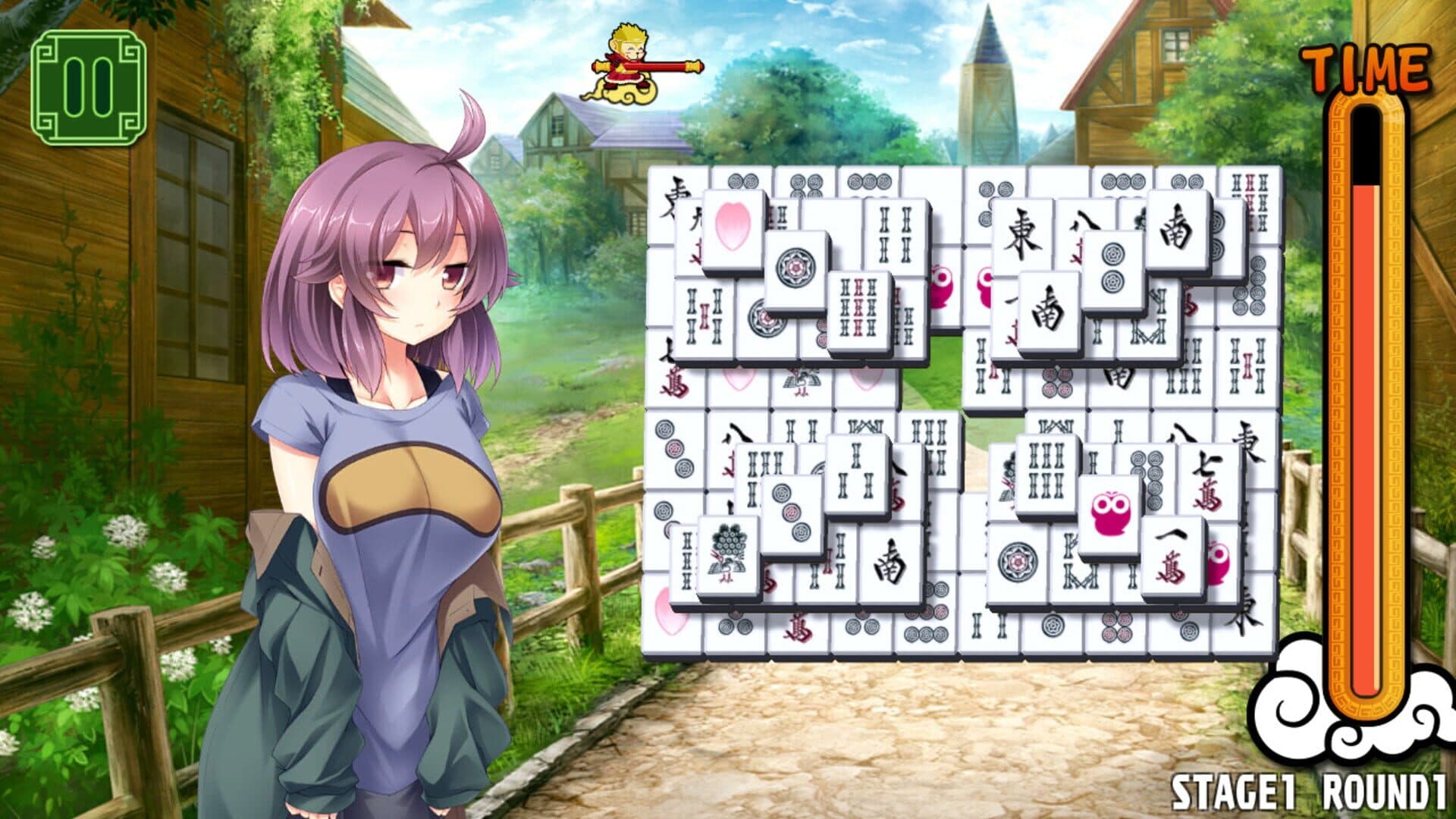 اسکرین‌شات Pretty Girls Mahjong Solitaire: Green - 4