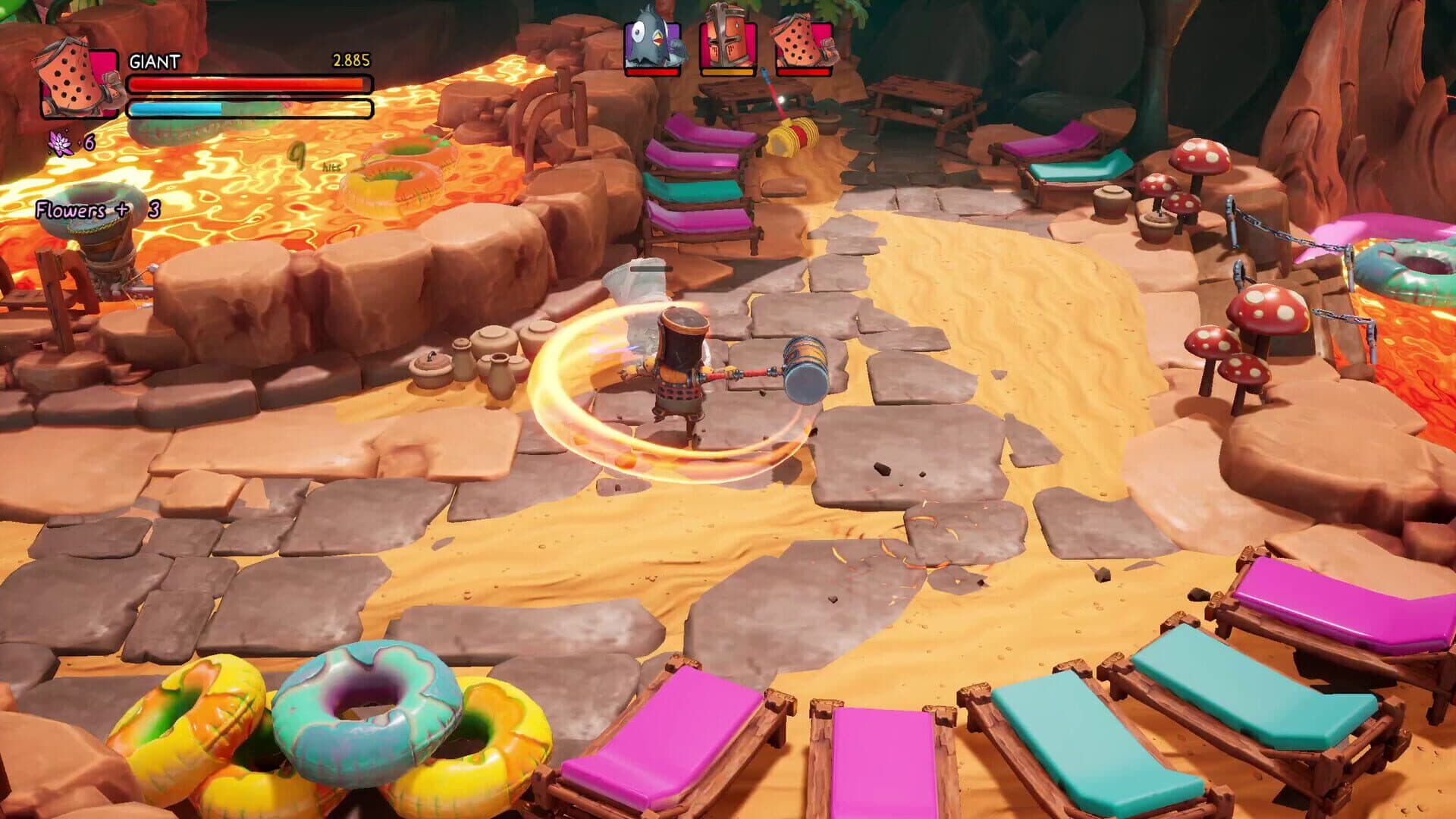 Big Helmet Heroes screenshot 1