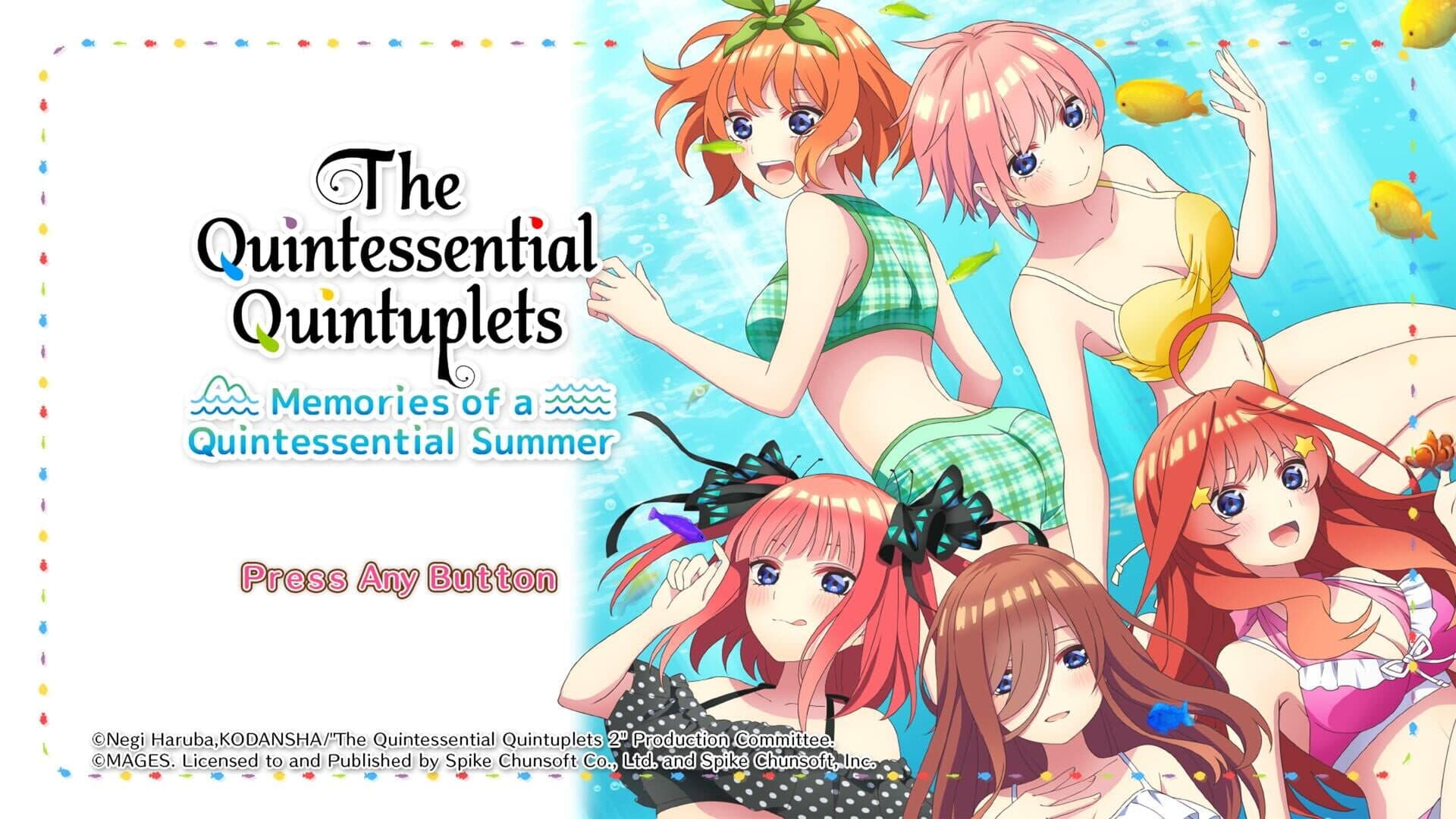 The Quintessential Quintuplets: Memories of a Quintessential Summer screenshot 10