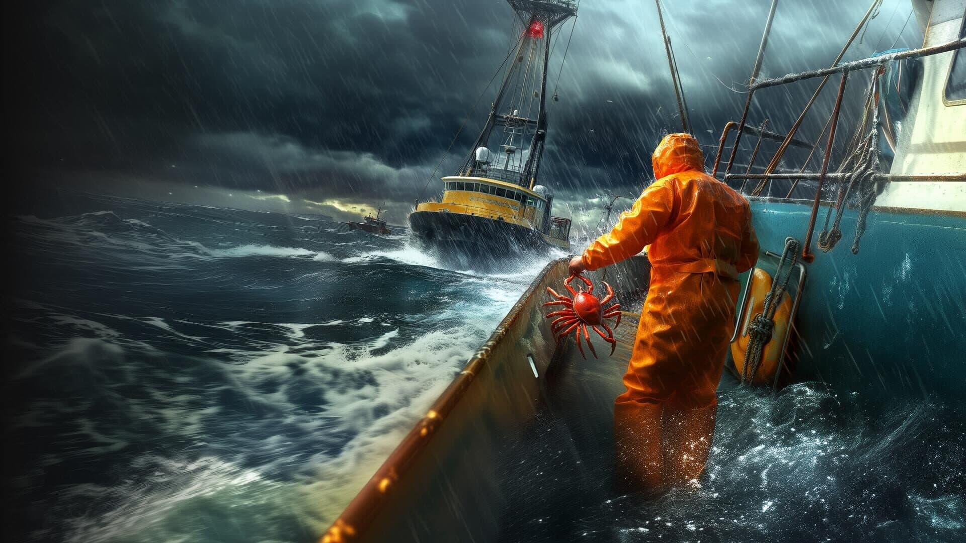 اسکرین‌شات Extreme Catch: Boat Crab & Fishing Simulator - 1