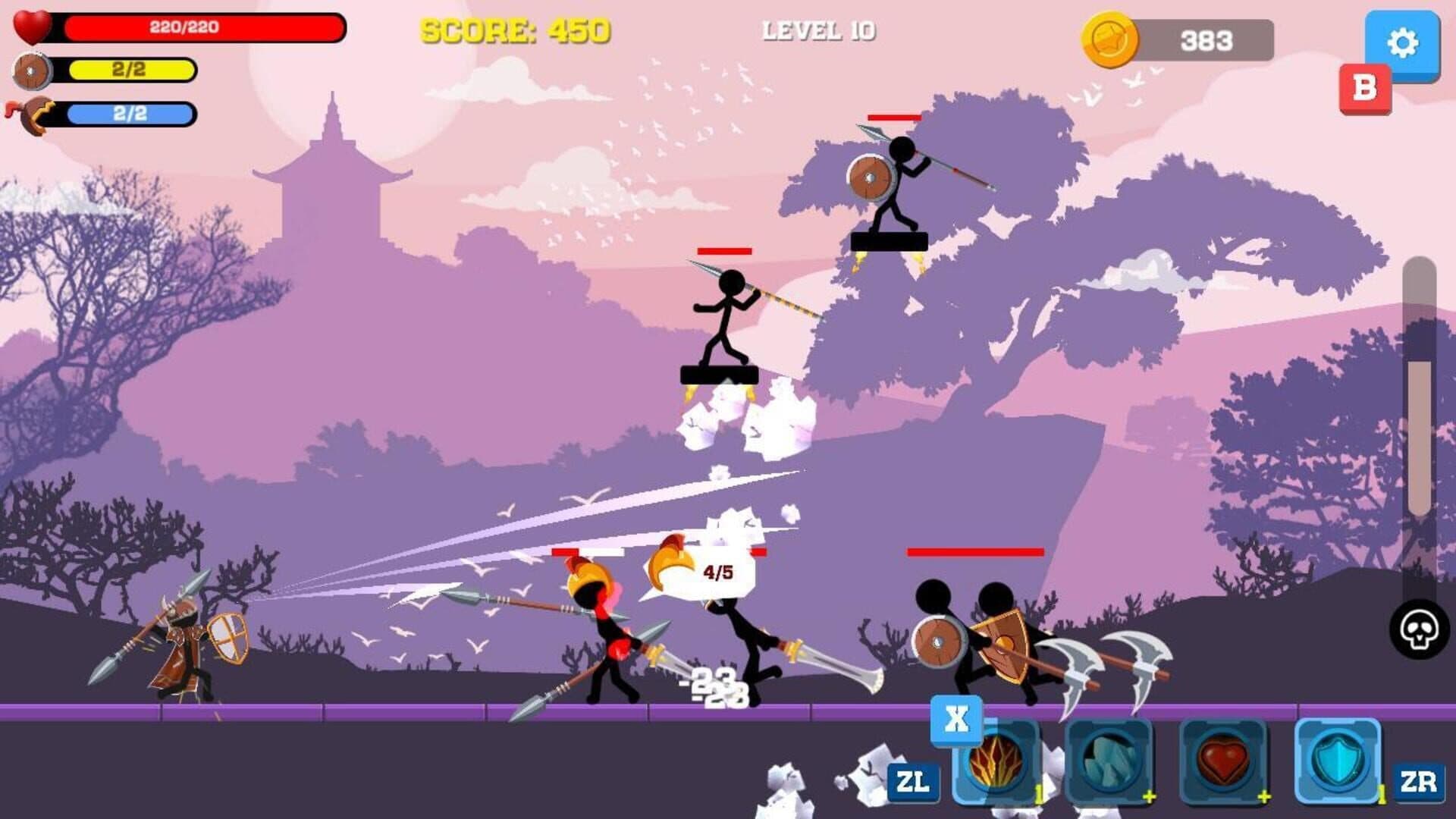اسکرین‌شات Stickman: Far East Battle - 5