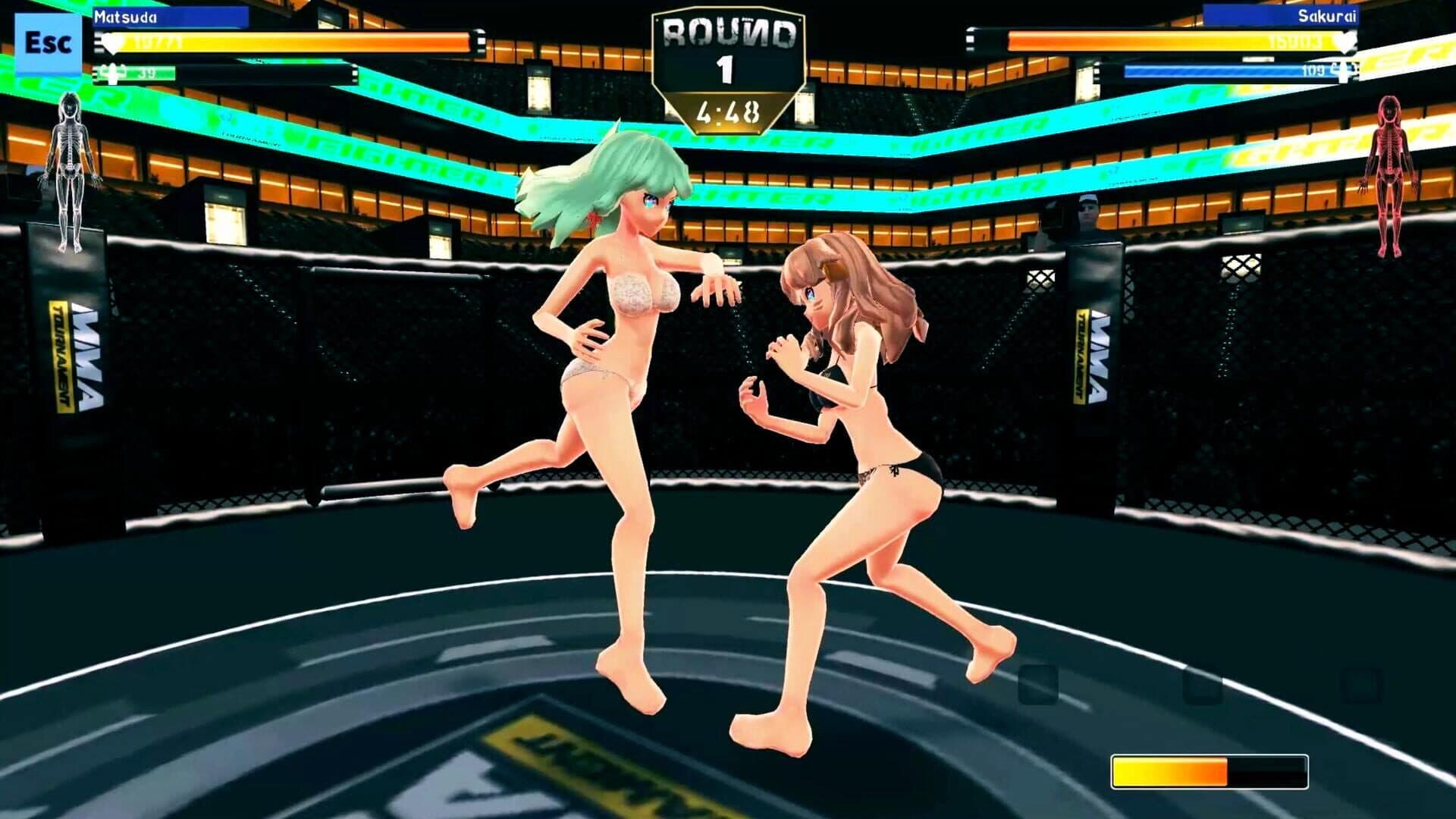 اسکرین‌شات Anime Girls: MMA Tournament - 5