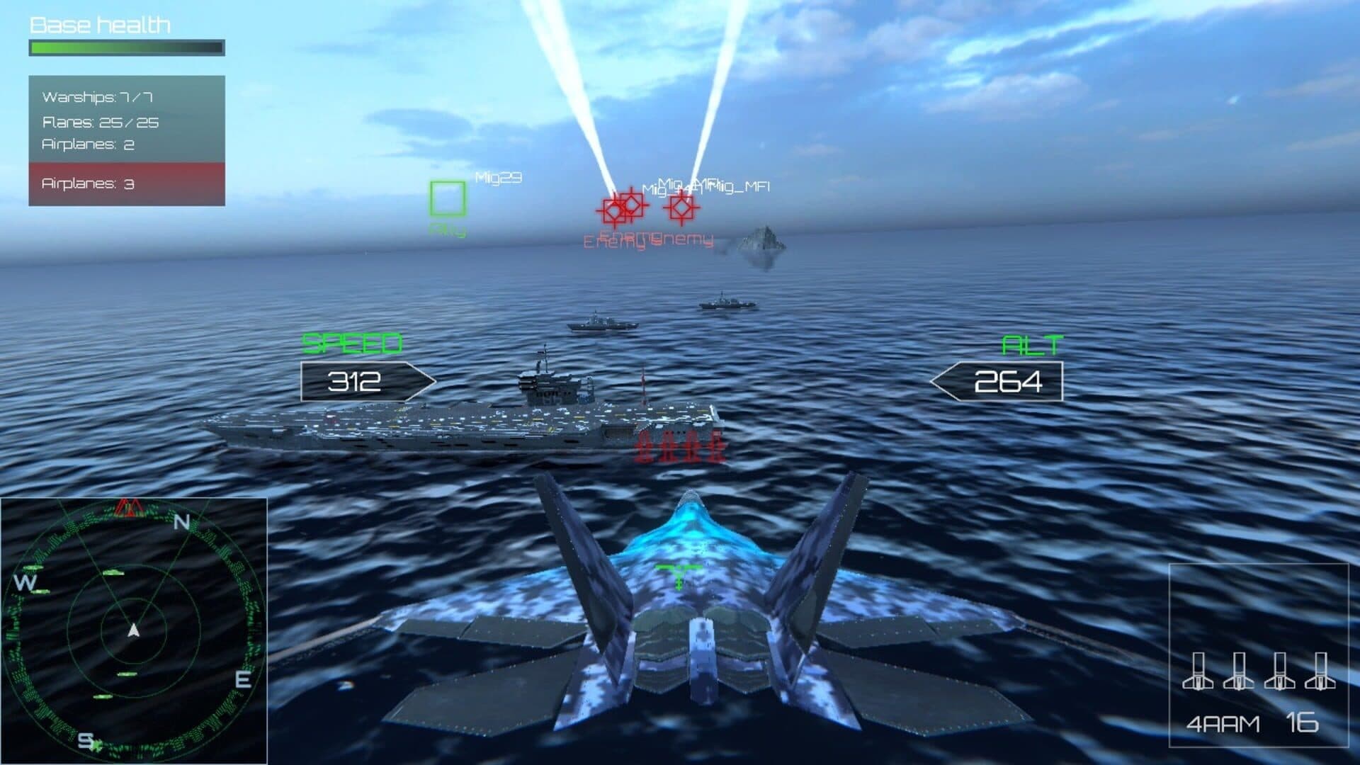 اسکرین‌شات AirJet Fighter Sky Dominators: Aerial Assault - 4