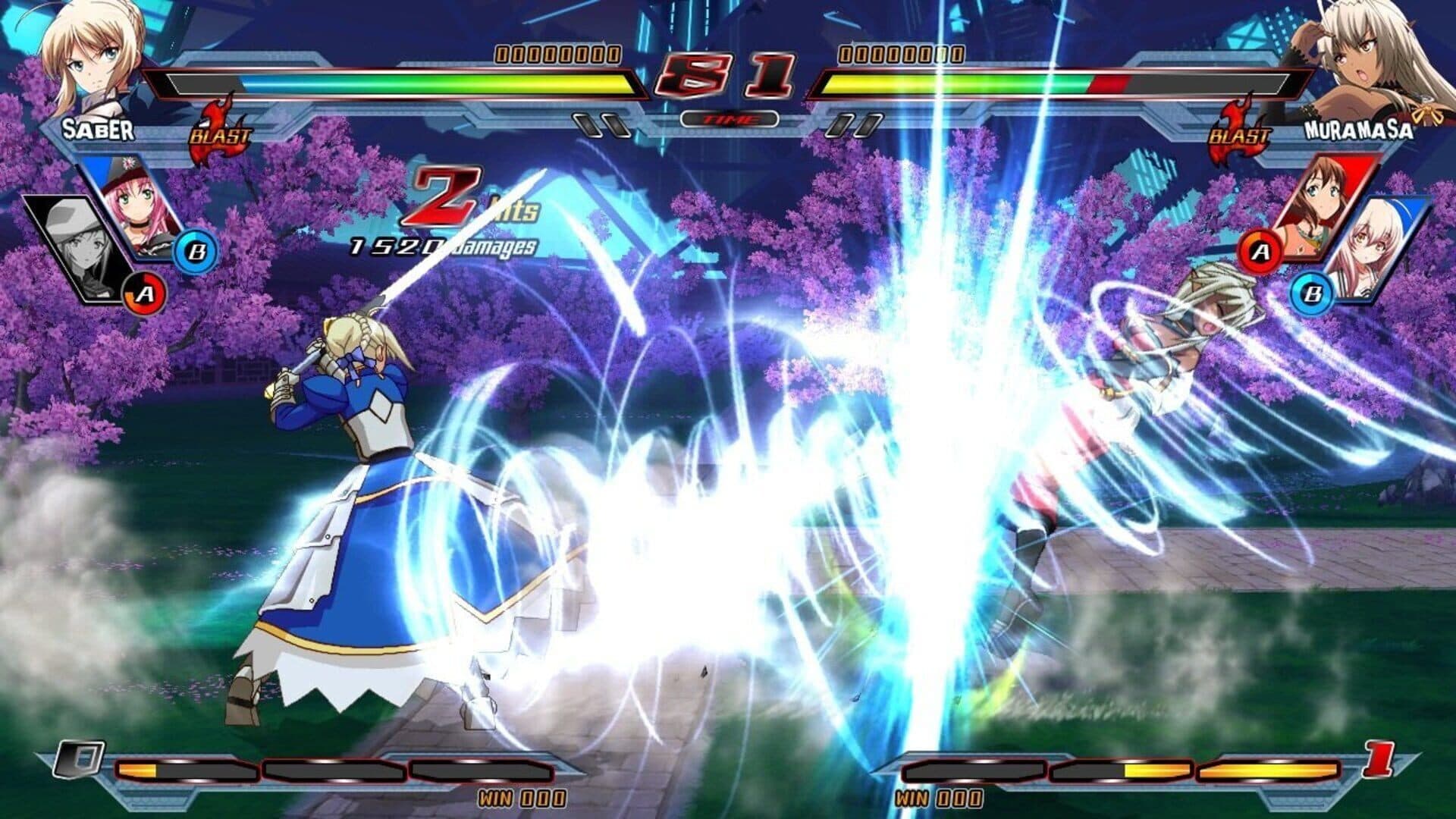 اسکرین‌شات Nitroplus Blasterz: Heroines Infinite Duel - 3