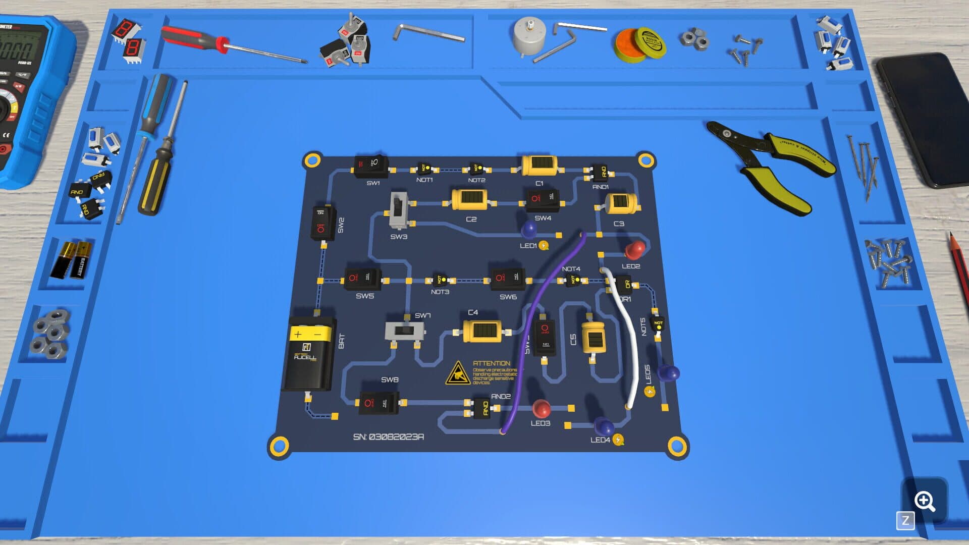 Electronics Puzzle Lab screenshot 4