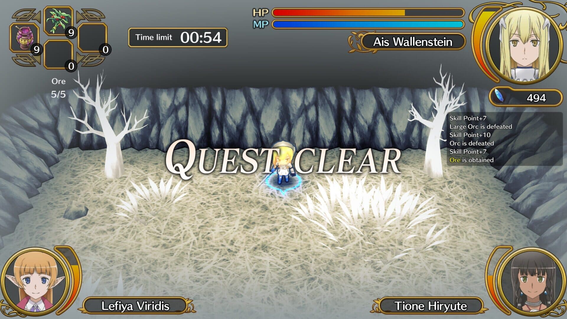 Is It Wrong to Try to Pick Up Girls in a Dungeon? Infinite Combate screenshot 5