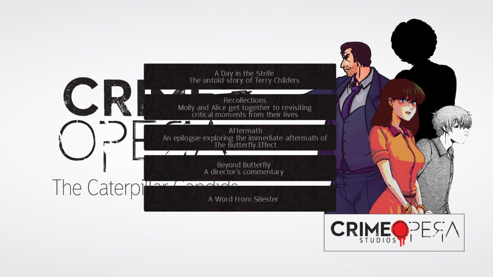 اسکرین‌شات Crime Opera Fandisk: The Caterpillar Candids - 2