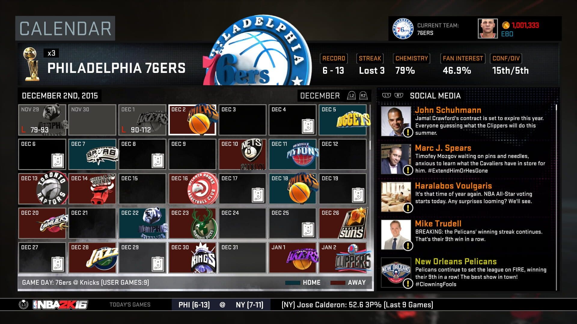 NBA 2K16 screenshot 1