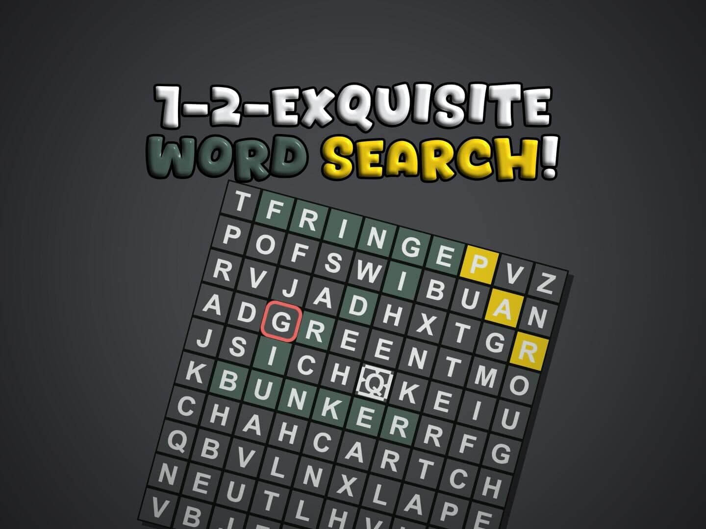 1-2-Exquisite Word Search!