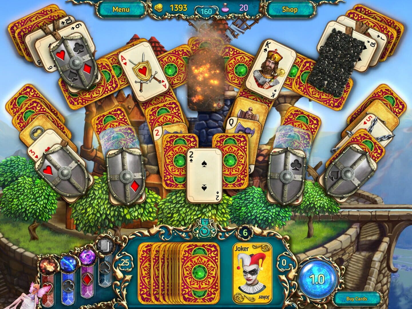 اسکرین‌شات Dreamland Solitaire: Dragon's Fury - 3