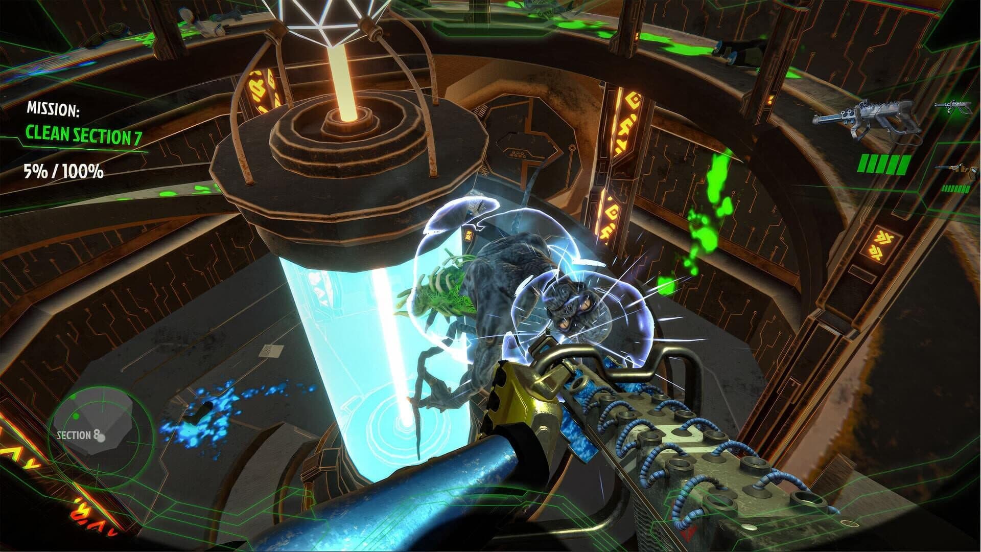 اسکرین‌شات Space CleanUp: Cosmic Robot Disinfector - 1