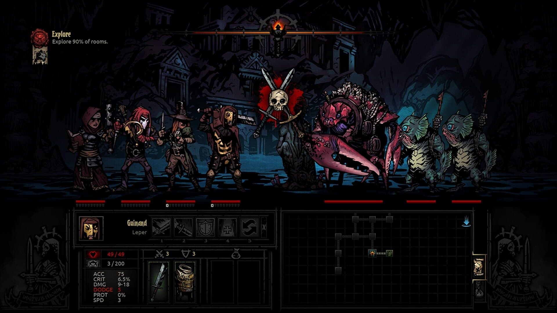 اسکرین‌شات Darkest Dungeon - 1