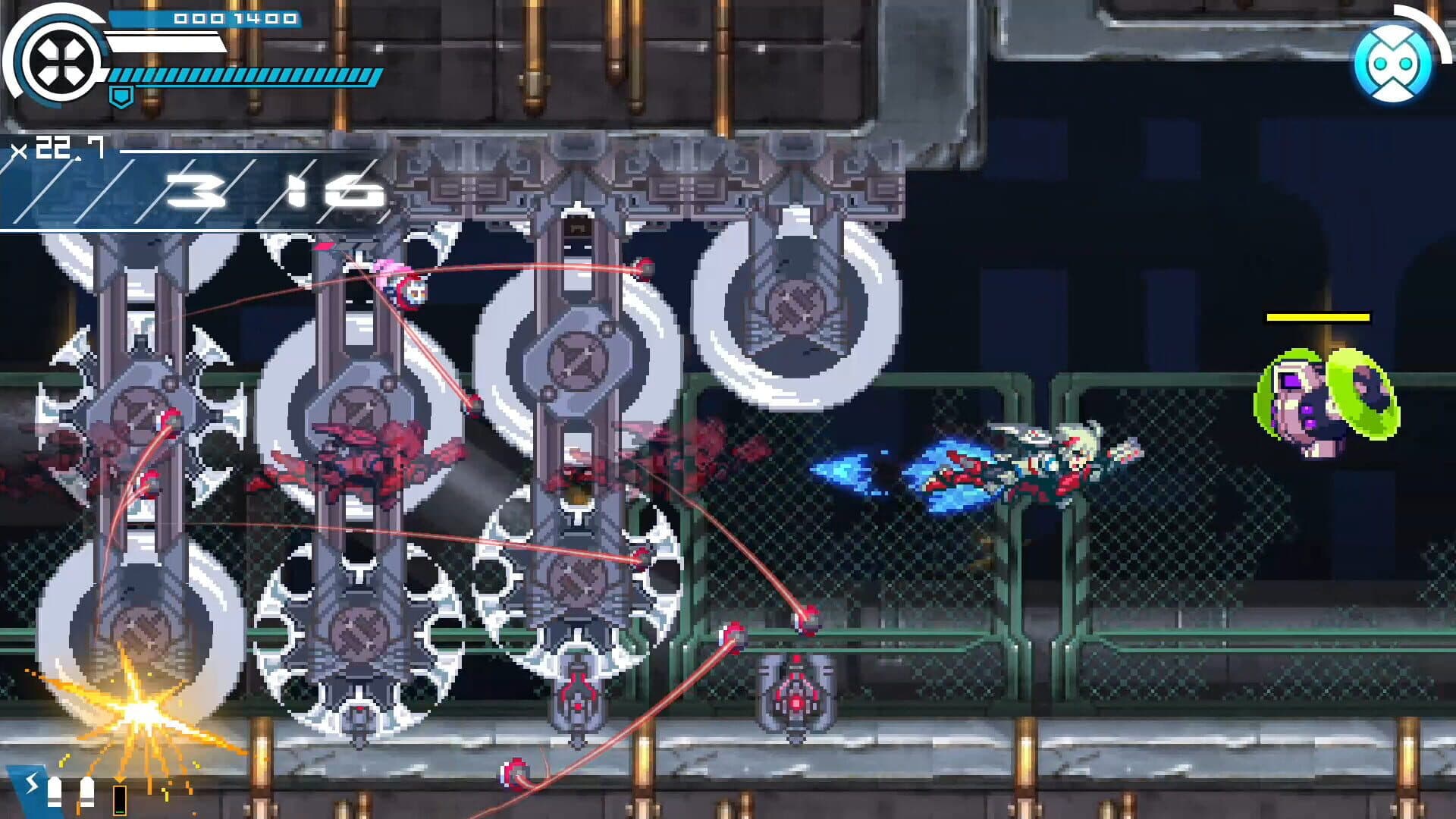 Gunvolt Chronicles: Luminous Avenger iX screenshot 3