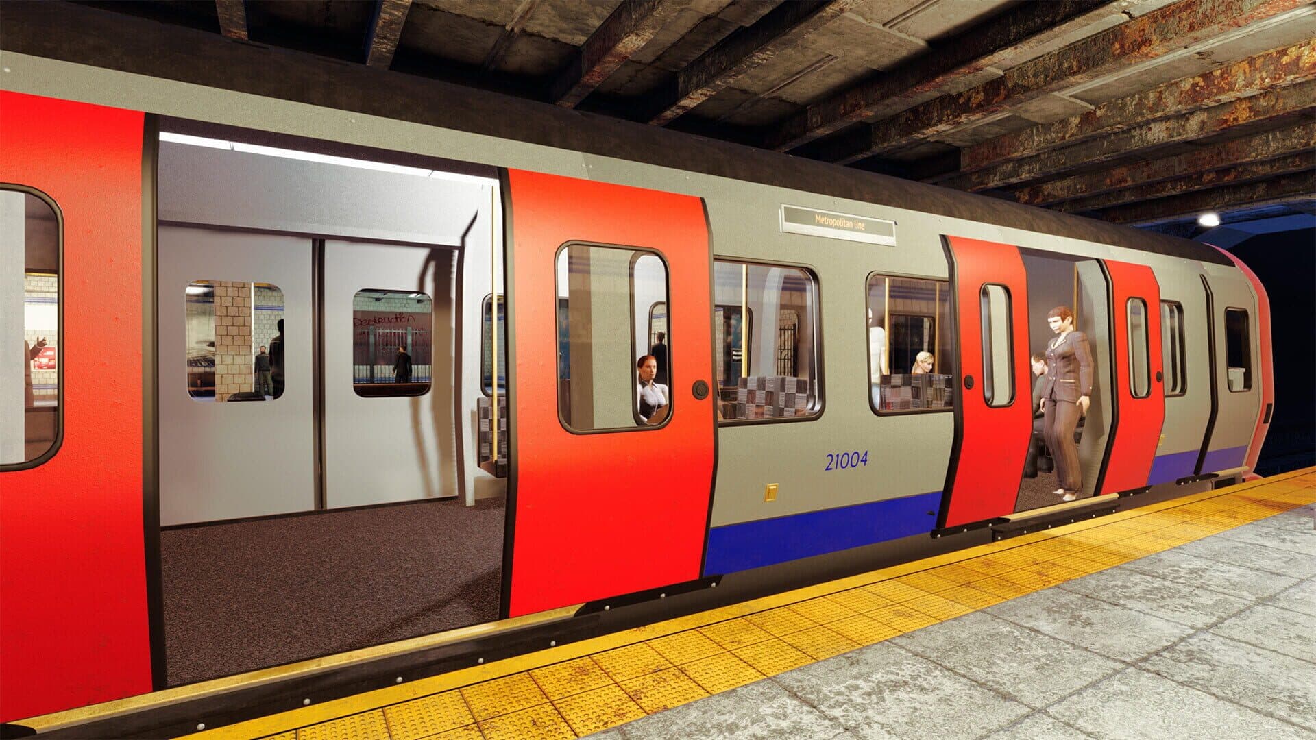 اسکرین‌شات Subway Simulator: Underground Train Ride - 1