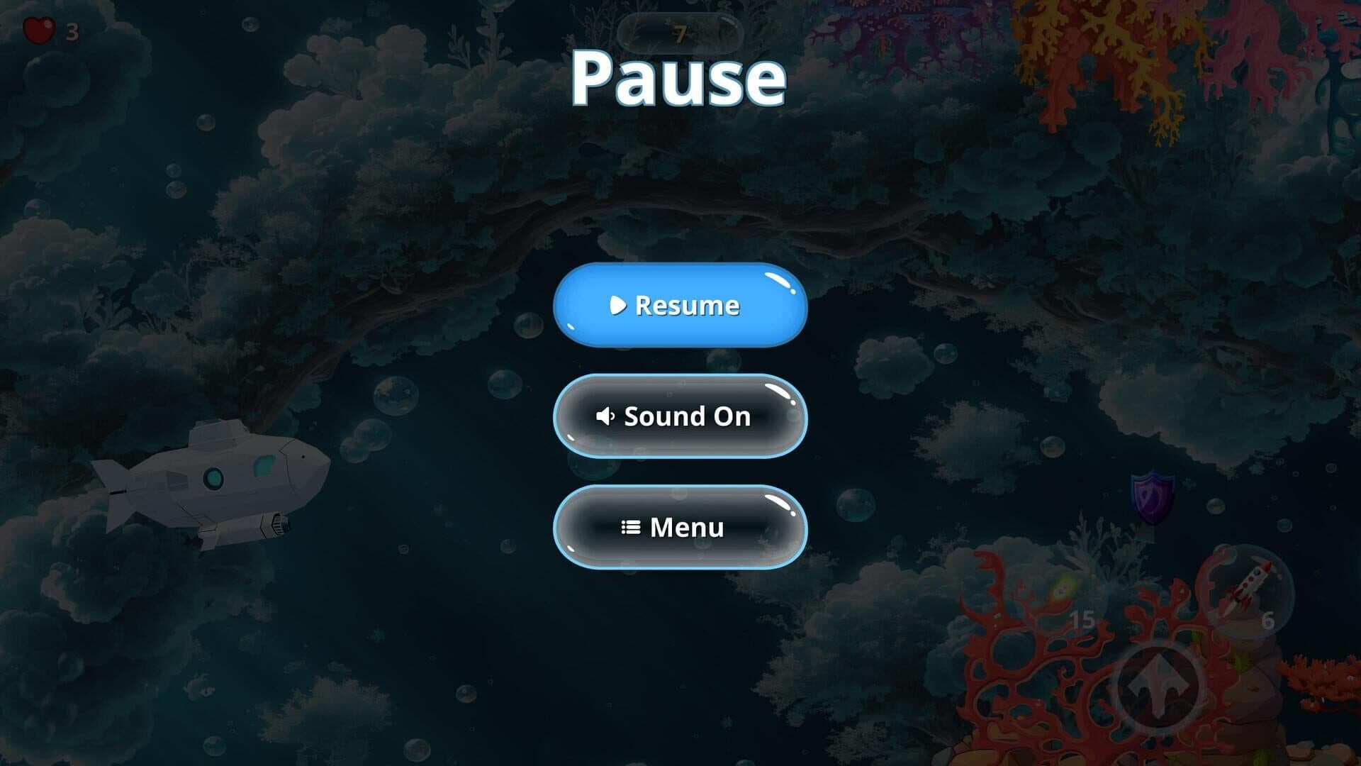 اسکرین‌شات Underwater Submarine Rush - 1