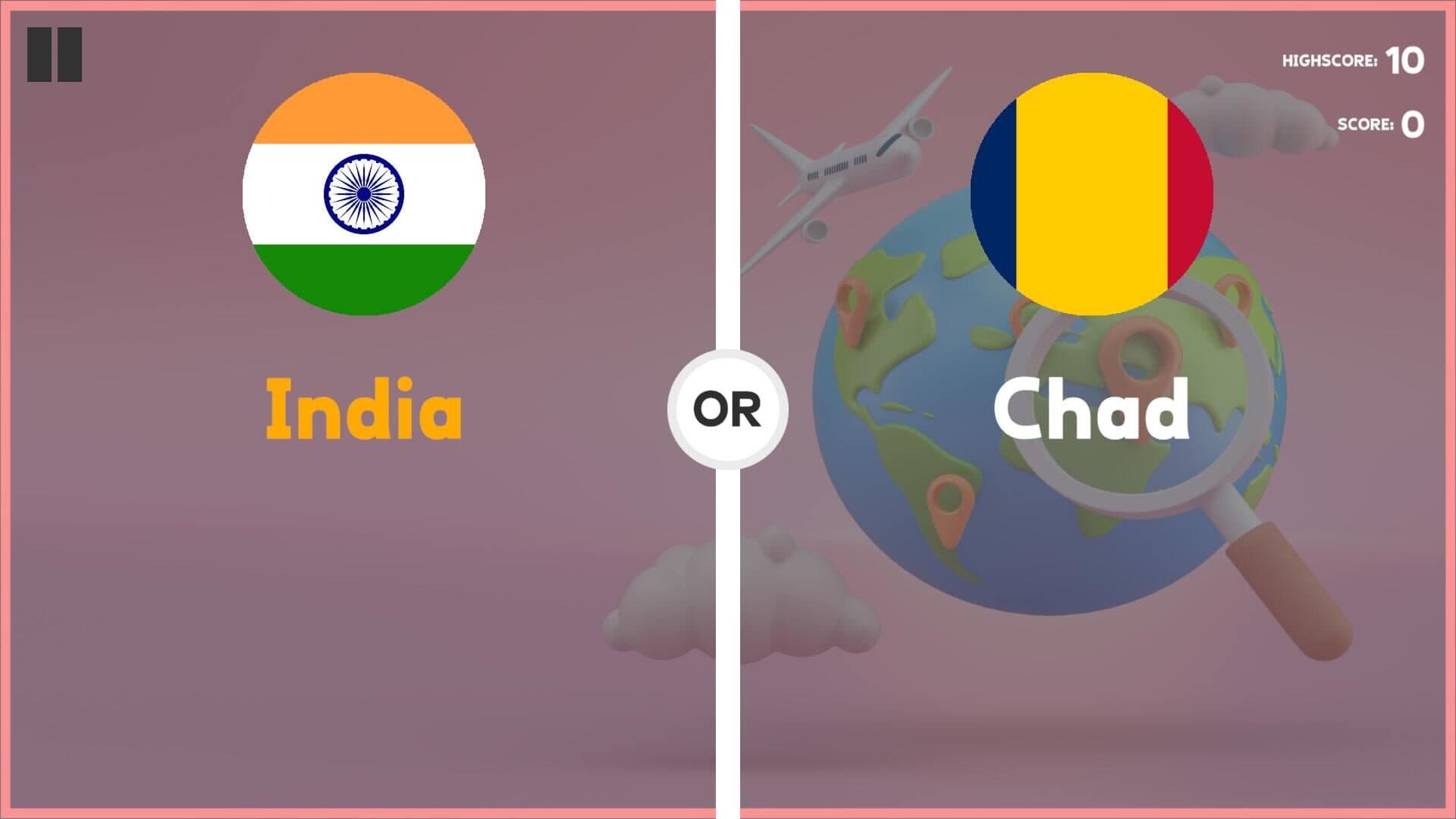 اسکرین‌شات Which Country Is Larger? - 6