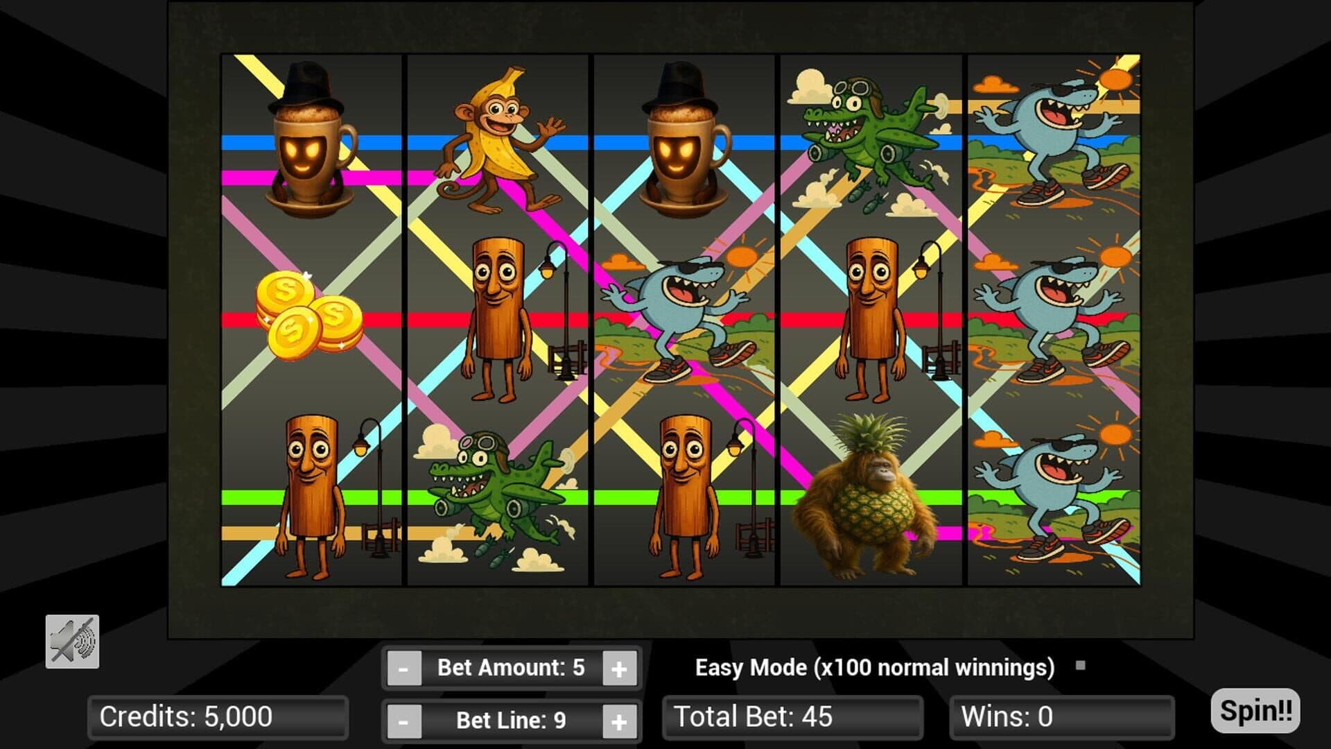 Tralalero Tralala Slot Machine Casino Heaven screenshot 2