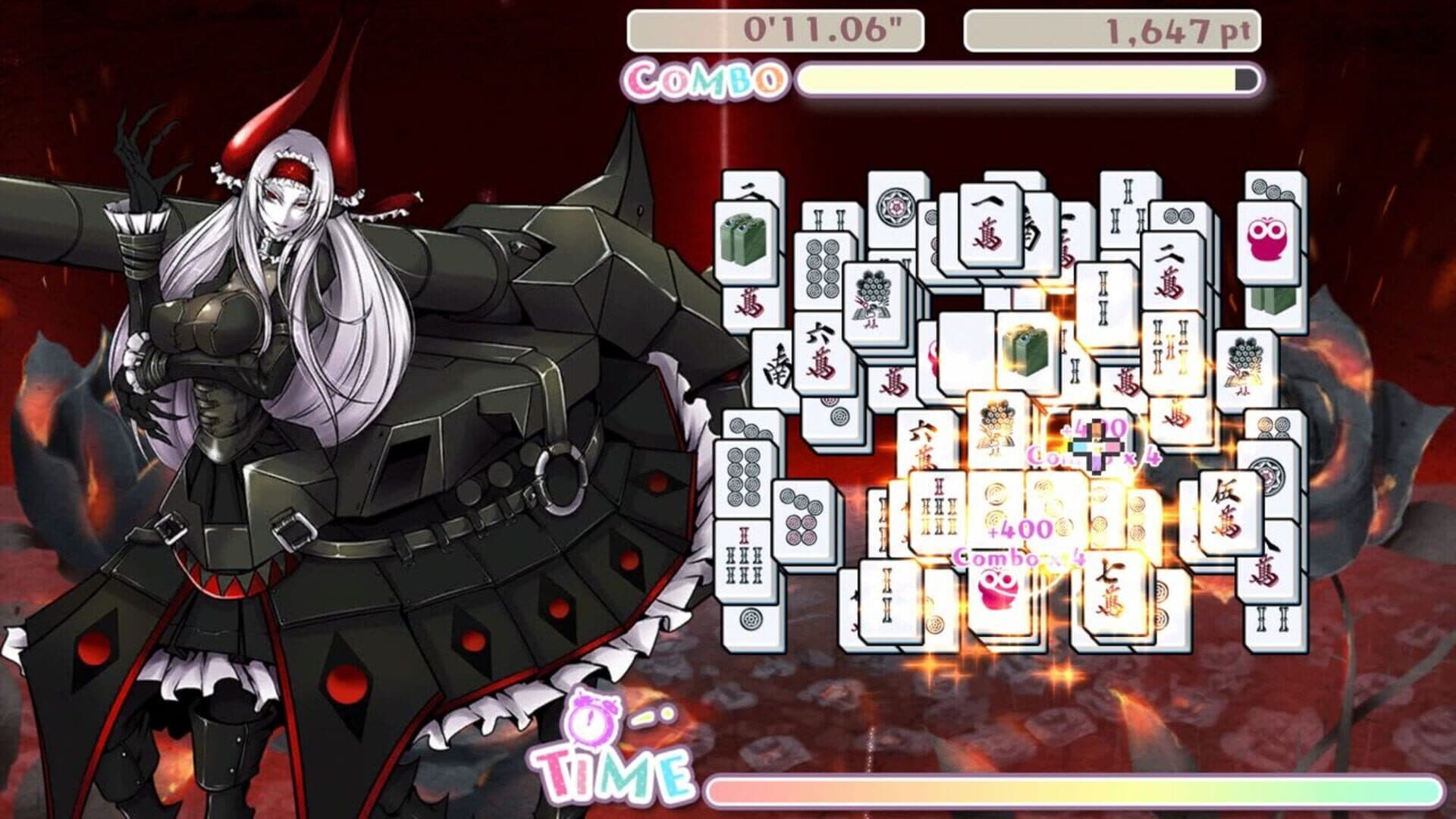 Bishoujo Battle Mahjong Solitaire screenshot 0