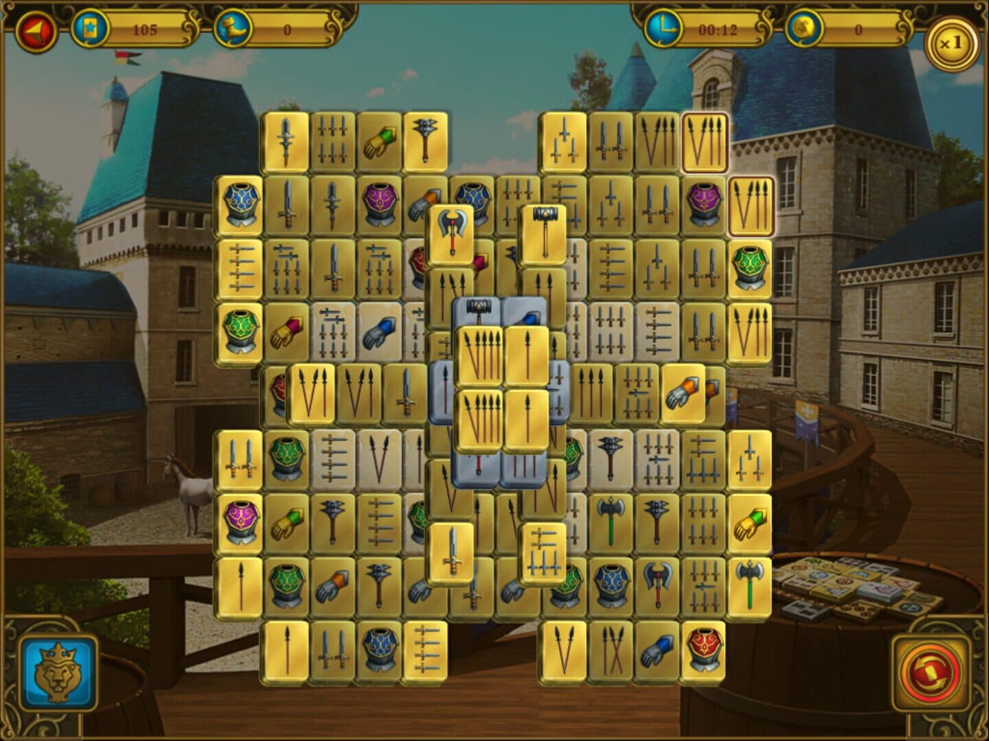 Mahjong Royal Towers screenshot 2
