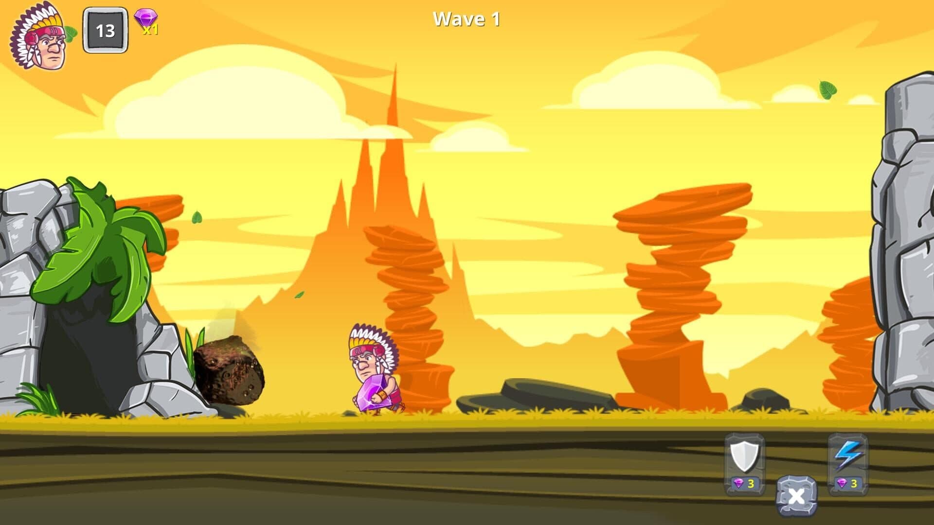 اسکرین‌شات Stone Age Meteor Rush - 1