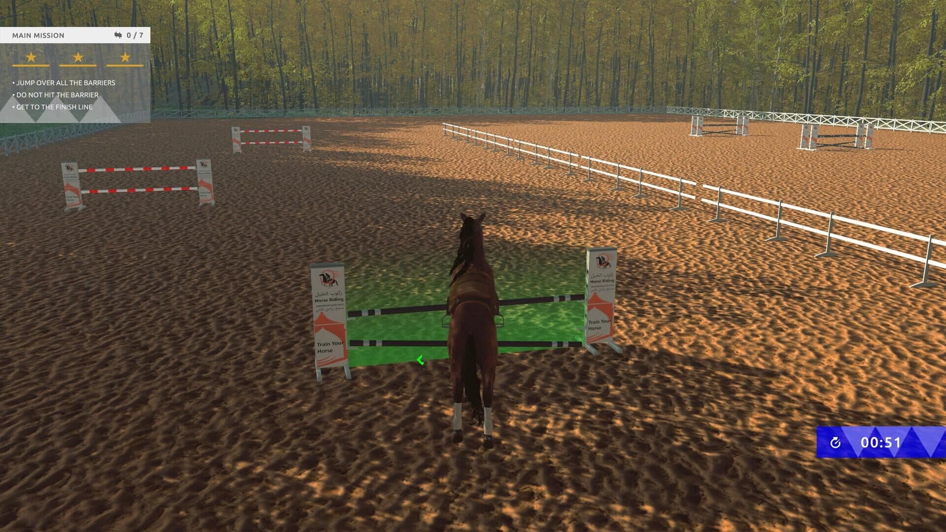 اسکرین‌شات Gallop Glory: Obstacle Racing & Horse Simulator - 1