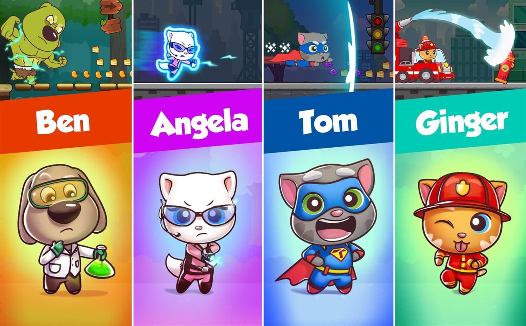 اسکرین‌شات Talking Tom Candy Run - 3