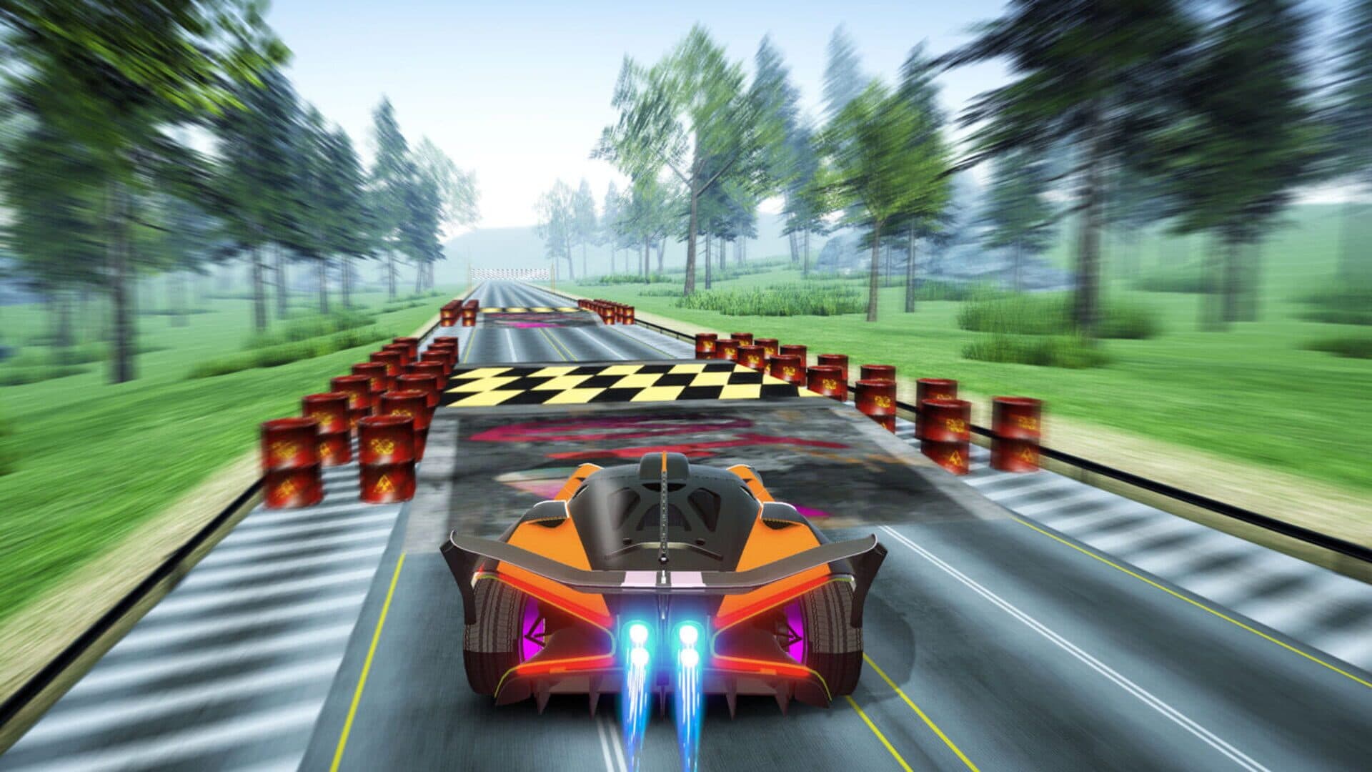 اسکرین‌شات Hyper Cars Ramp Crash - 2