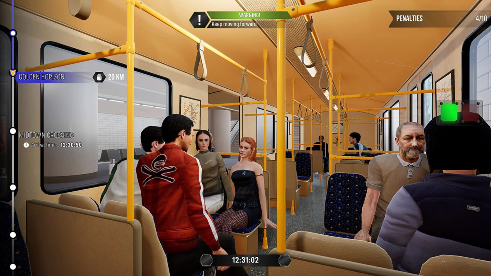 اسکرین‌شات Subway Simulator 2025: City Train - 1