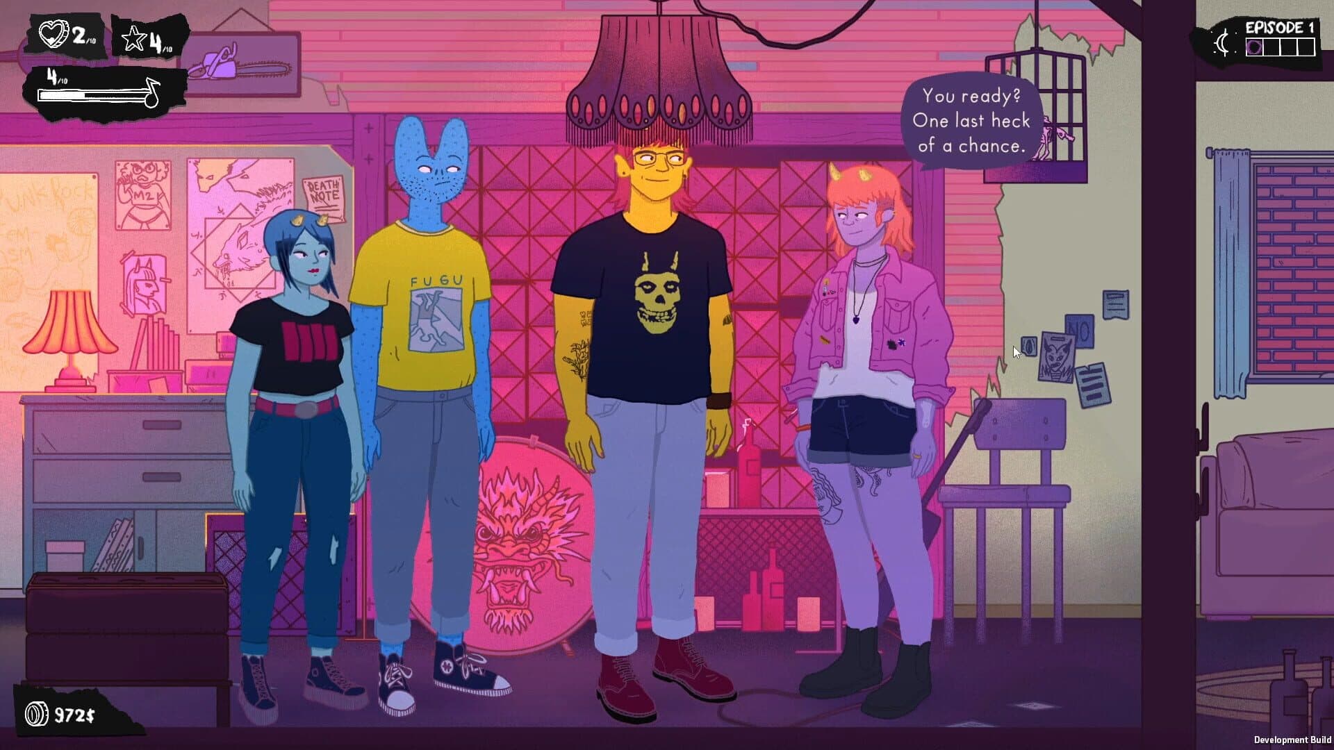 Dead Pets: A Punk Rock Slice of Life Sim screenshot 4