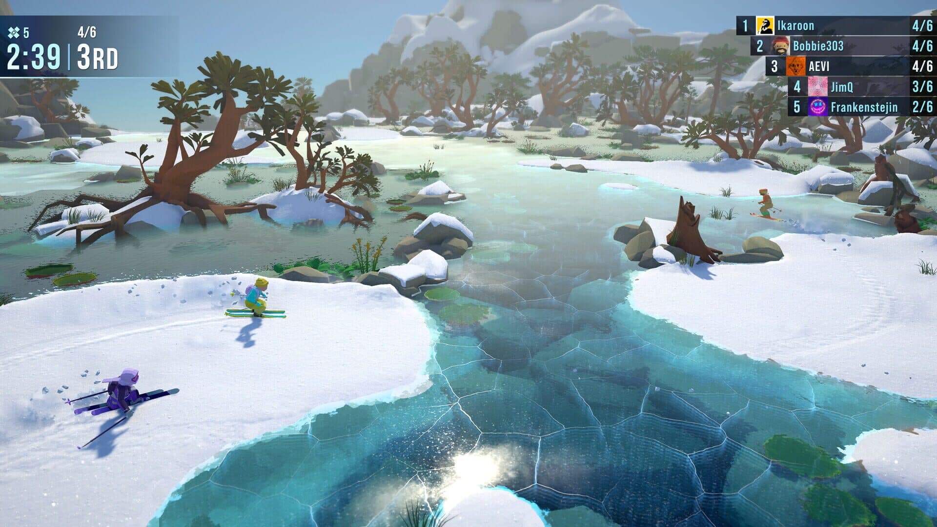 اسکرین‌شات Lonely Mountains: Snow Riders - 1