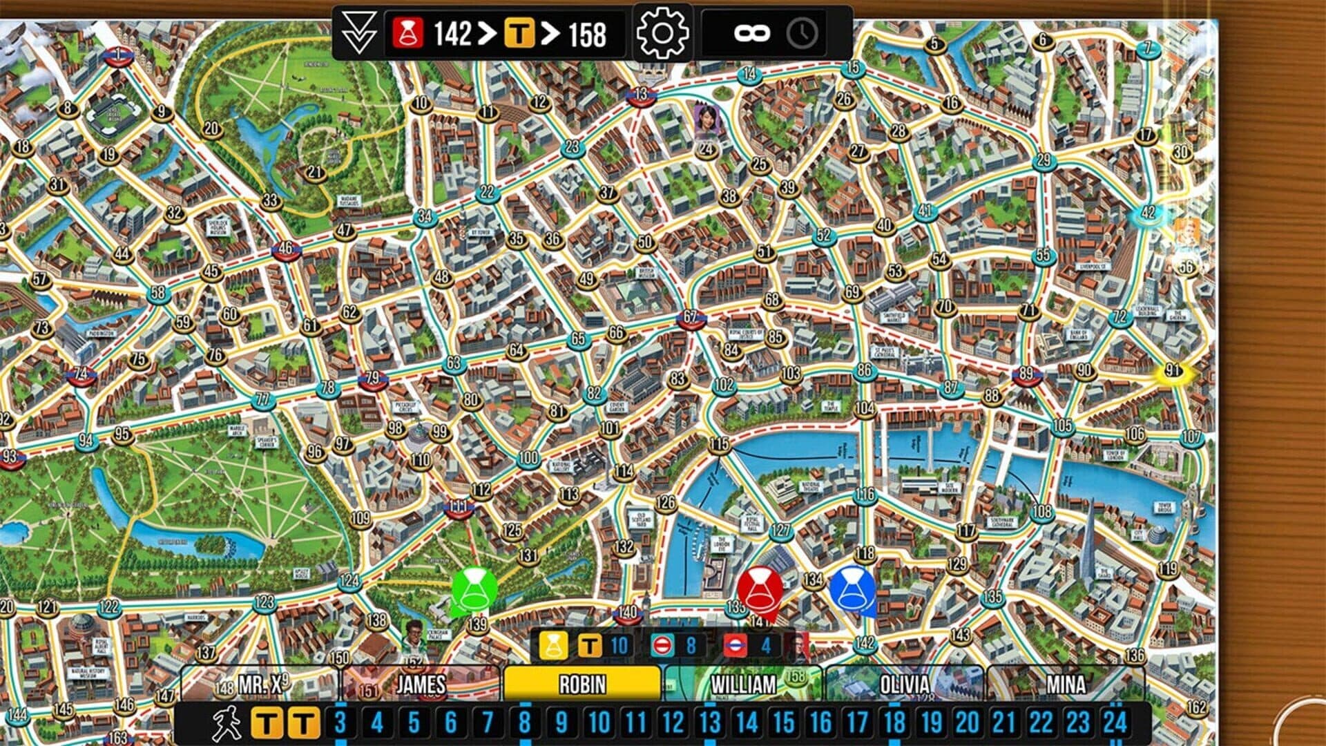 Scotland Yard: Hunting Mister X screenshot 1
