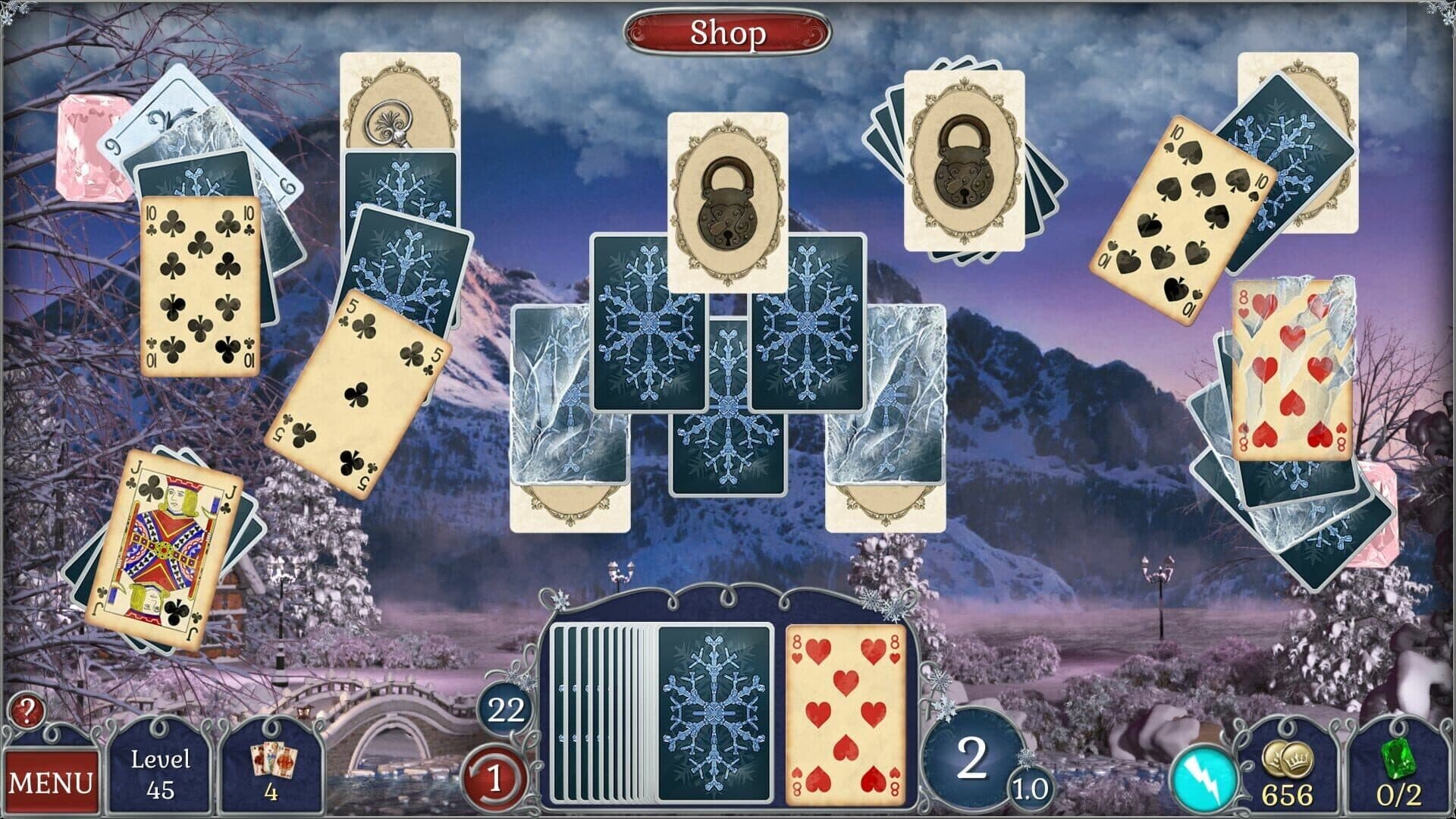 Jewel Match Solitaire Winterscapes 2: Collector's Edition screenshot 7
